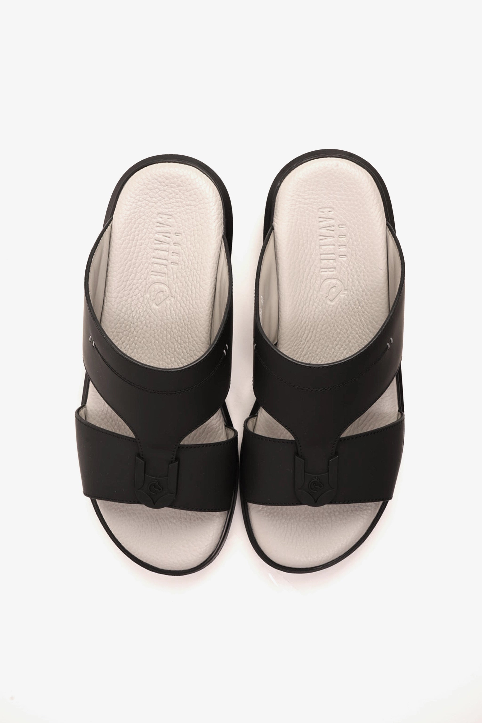 UOMO CAVALIER MENS SANDALS  -  ALP 128 BLACK - Seventy7
