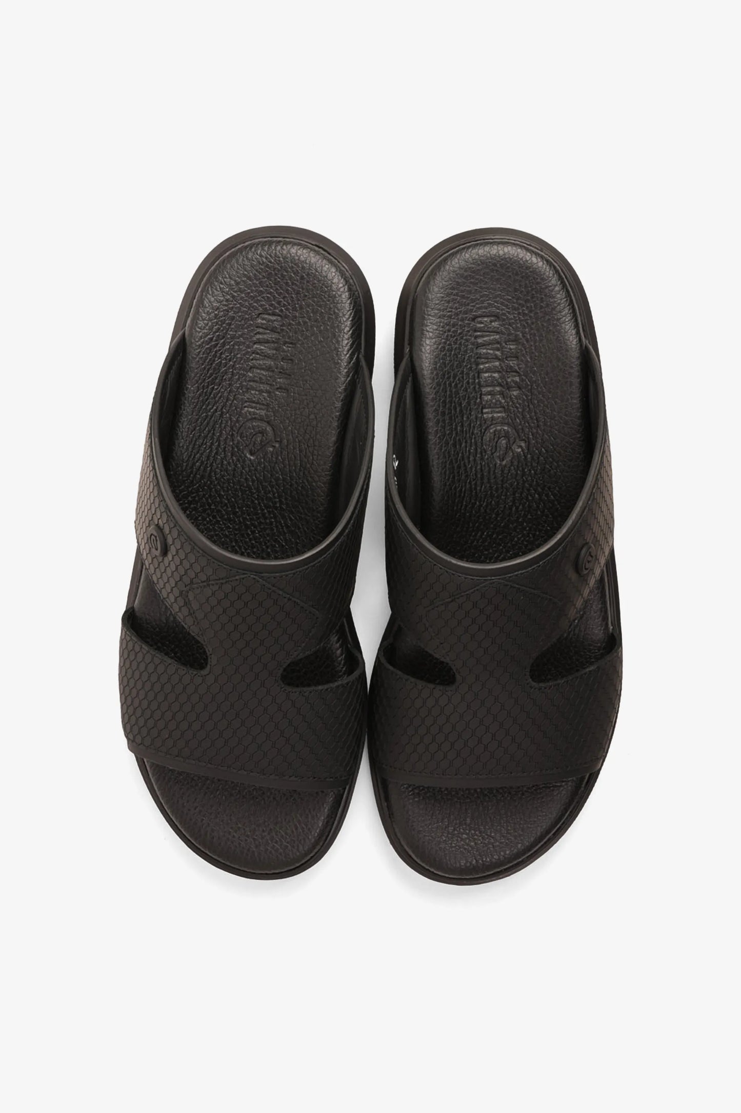 UOMO CAVALIER MENS SANDALS  -  ALP 123 BLACK - Seventy7