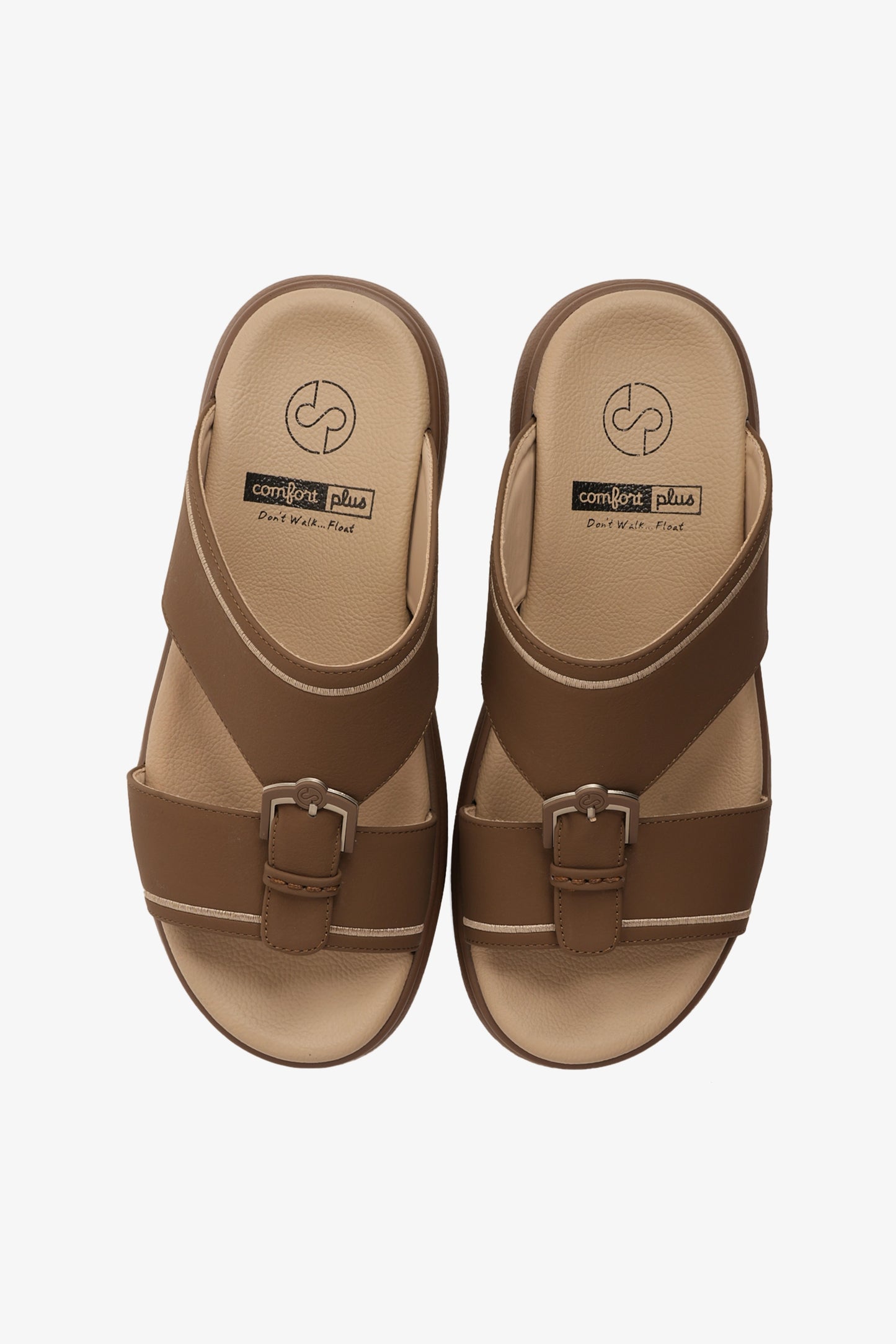 COMFORT PLUS MEN'S ADAPT ARABIC SANDALS BROWN - Seventy7
