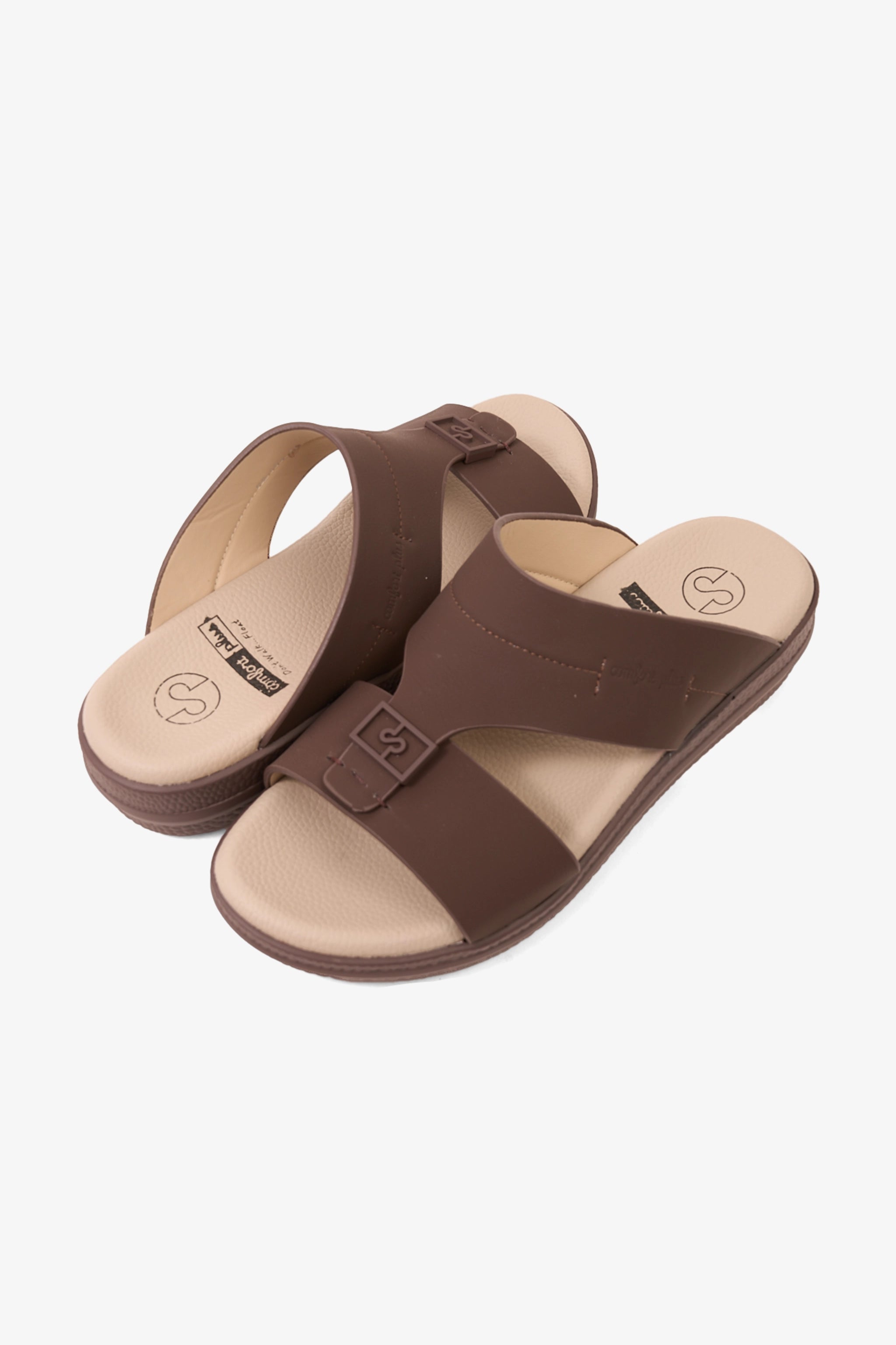 COMFORT PLUS ZEN BALANCE ARABIC SANDALS COFFEE - Seventy7