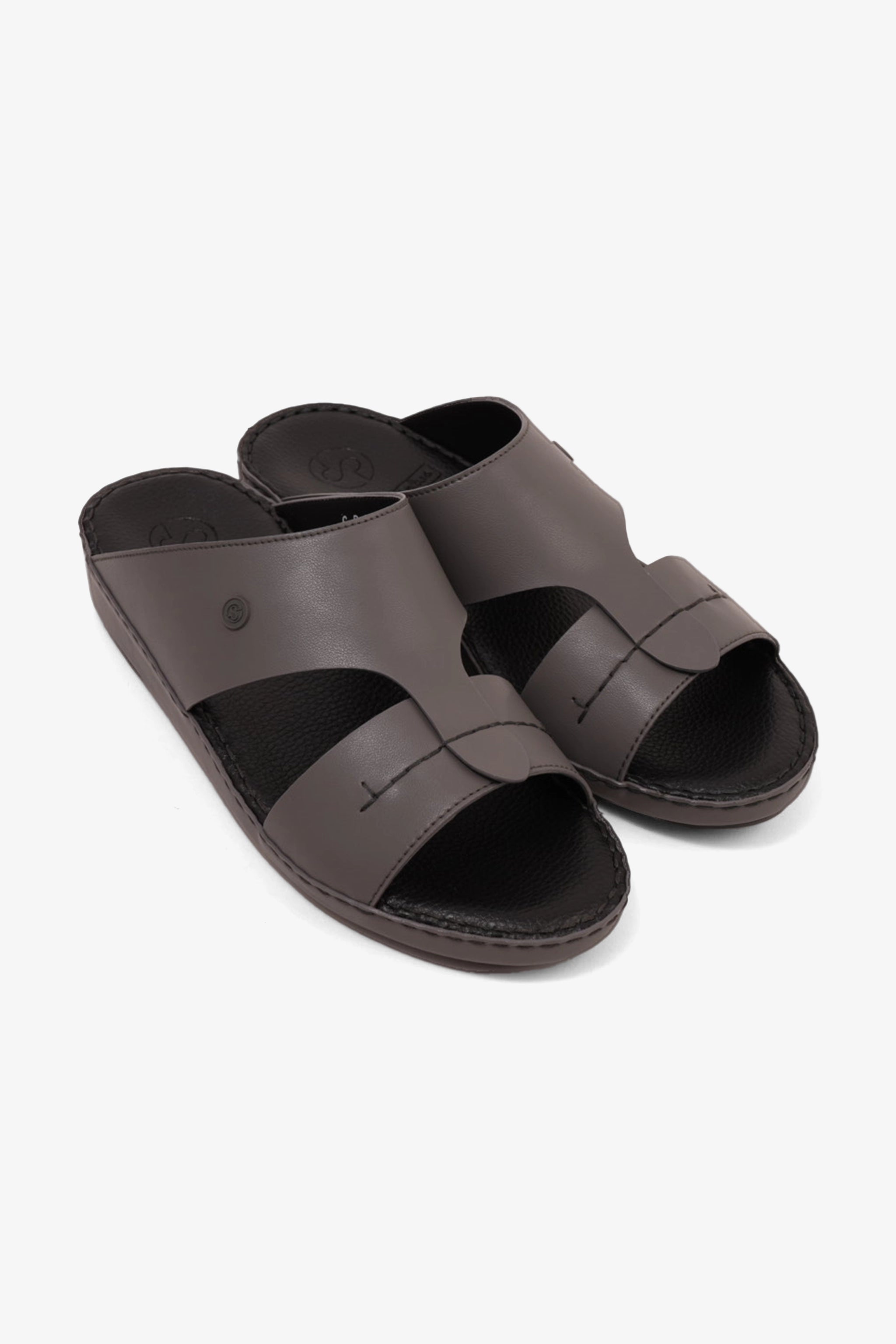 COMFORT PLUS MENS SANDALS  -  7016 DARK GREY - Seventy7