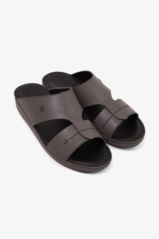 COMFORT PLUS MENS SANDALS  -  7016 DARK GREY - Seventy7