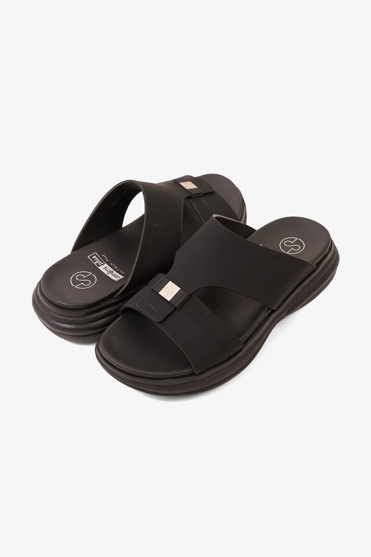 COMFORT PLUS TRUE BALANCE ARABIC SANDALS BLACK - Seventy7