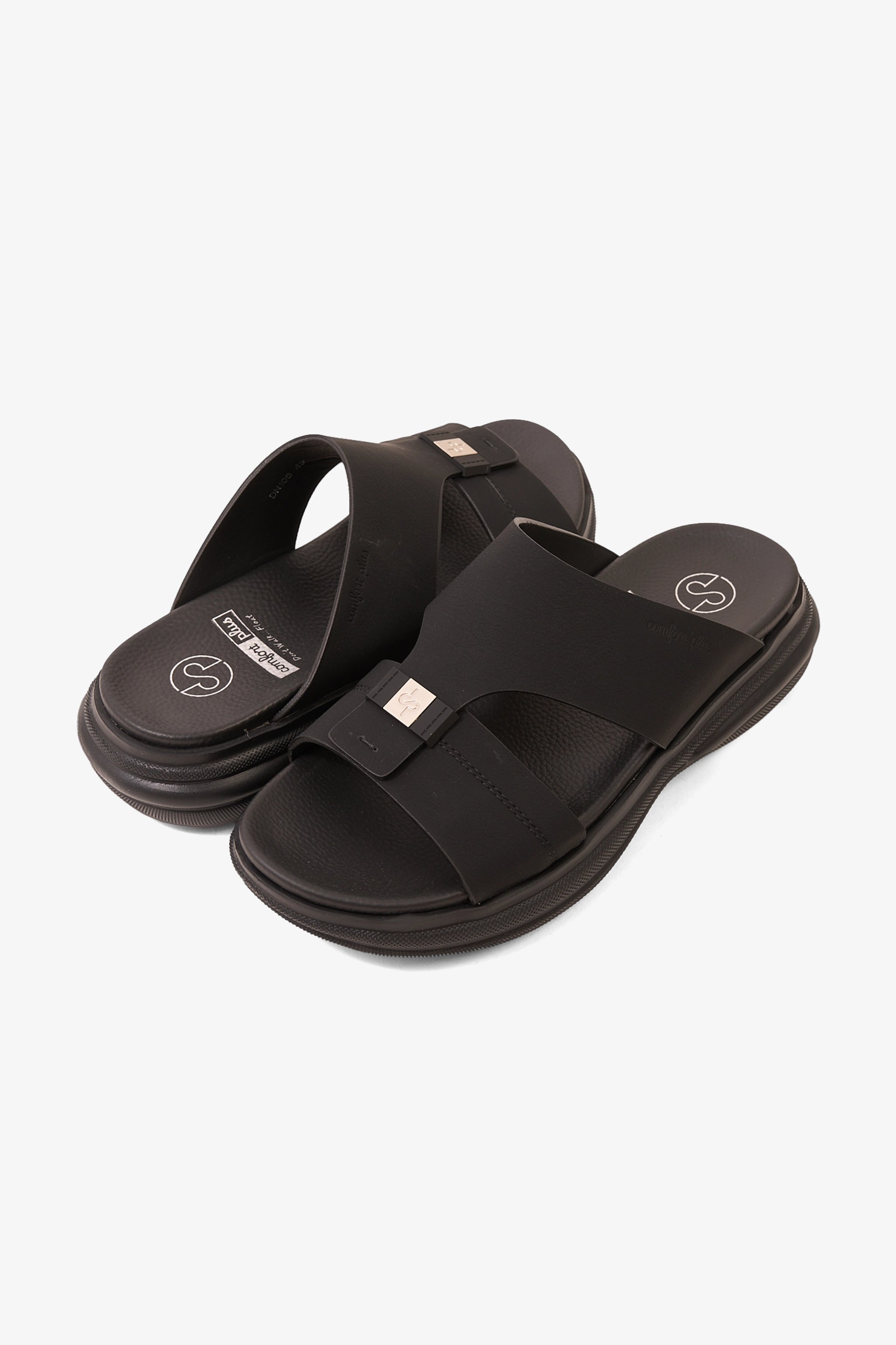 COMFORT PLUS TRUE BALANCE ARABIC SANDALS BLACK - Seventy7