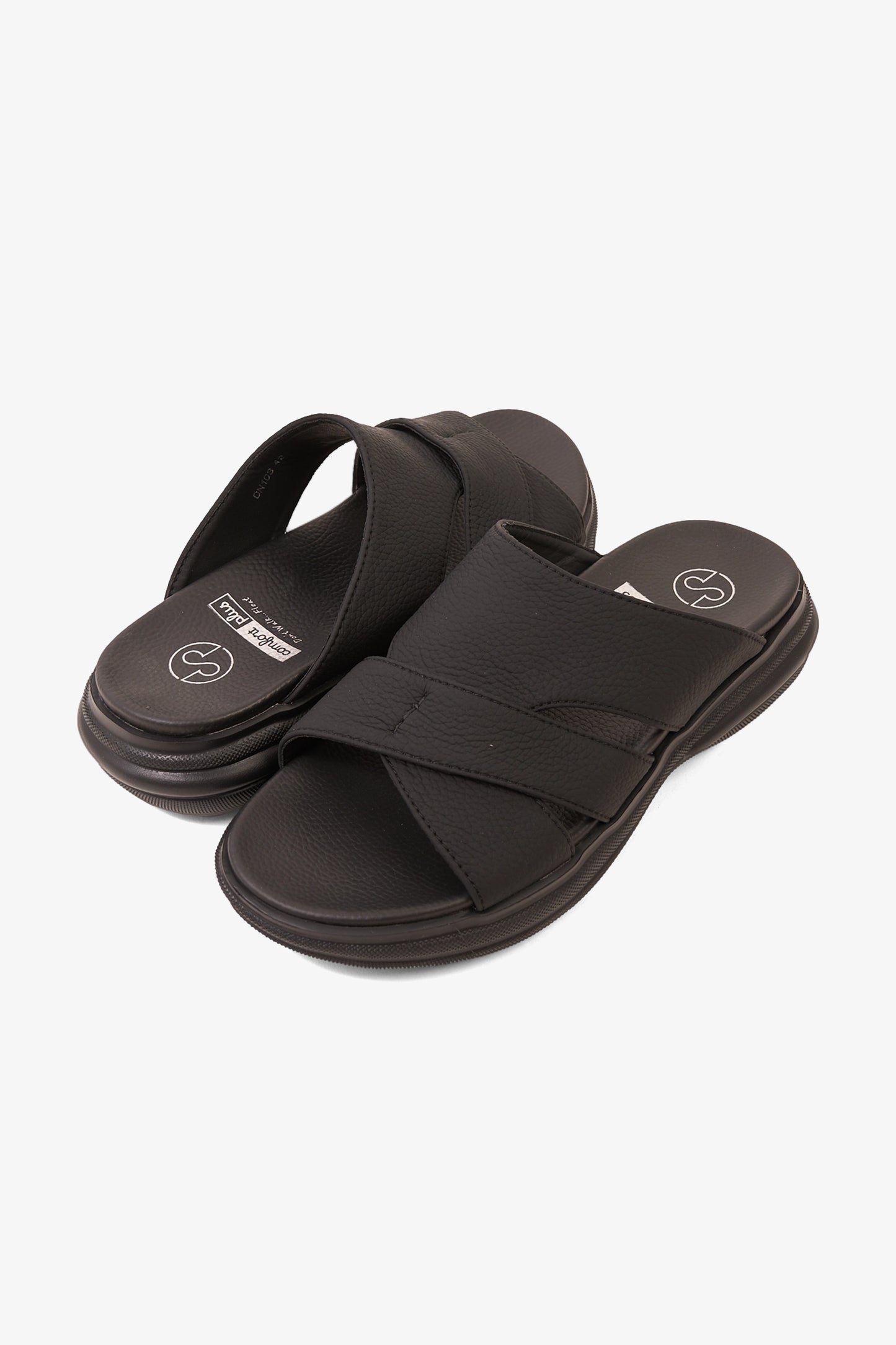 COMFORT PLUS CLOUD STEP ARABIC SANDALS BLACK - Seventy7