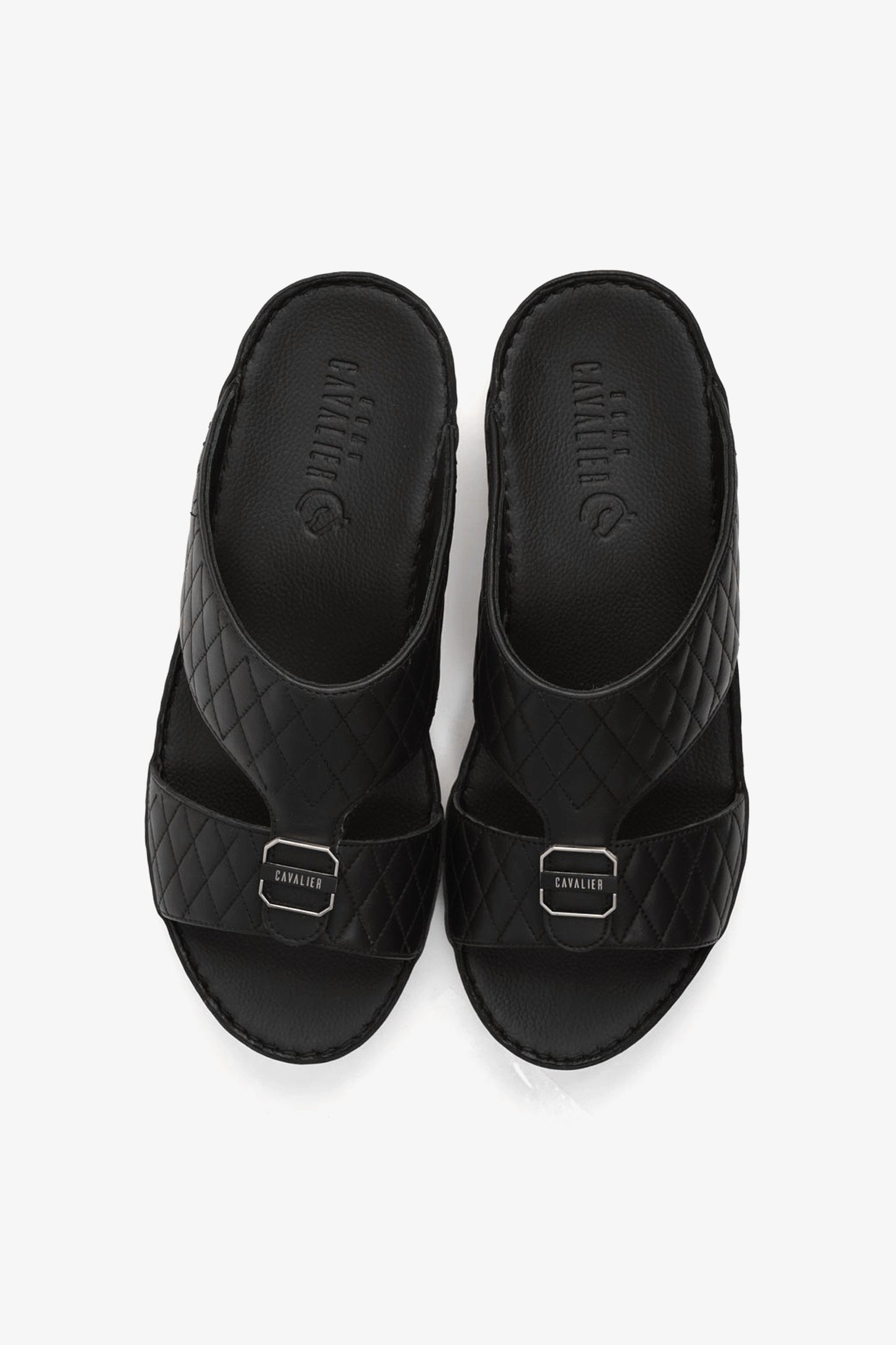 UOMO CAVALIER MENS SANDALS  - CV1105 BLACK - Seventy7