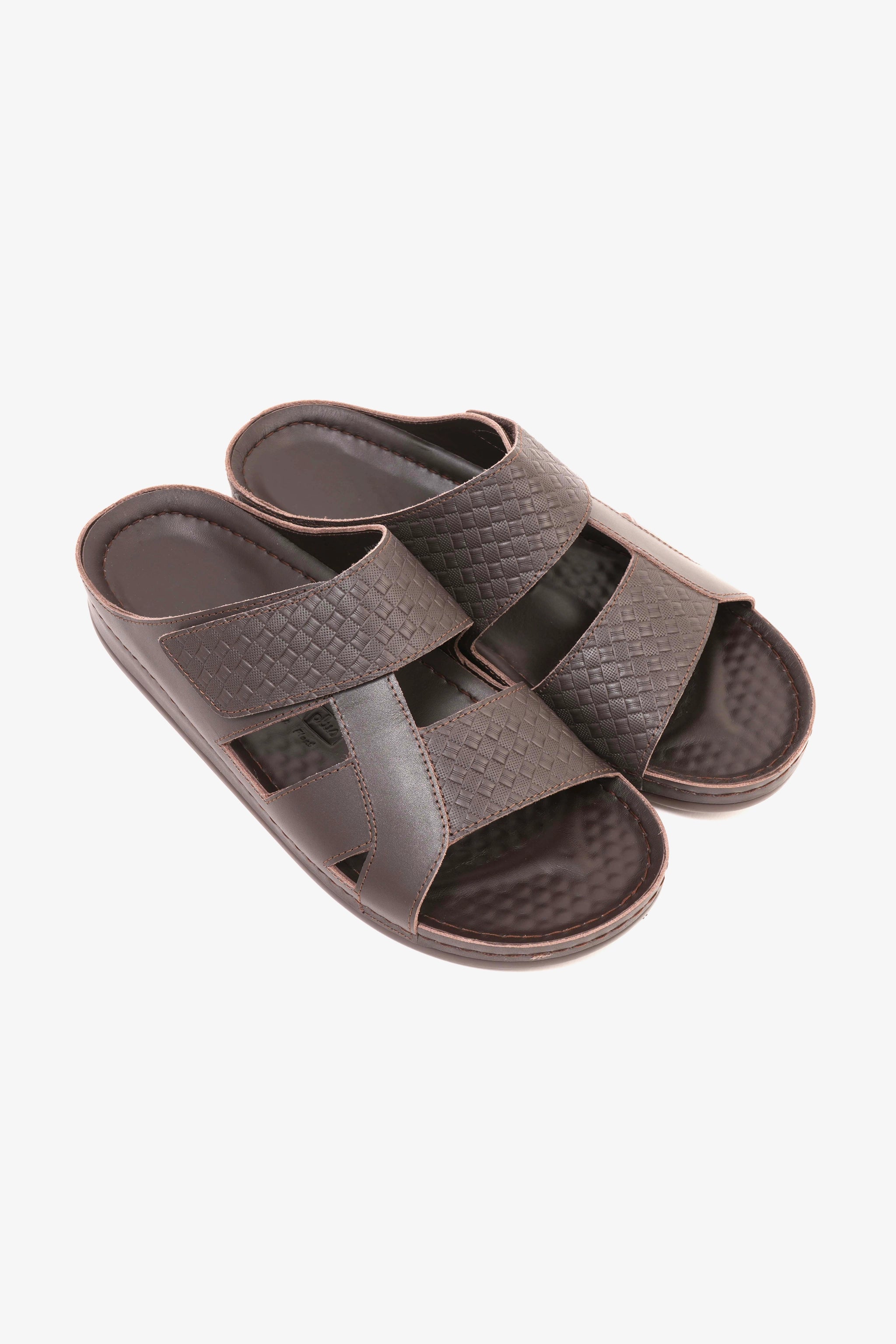COMFORT PLUS MENS SANDALS - AV05 BROWN - Seventy7