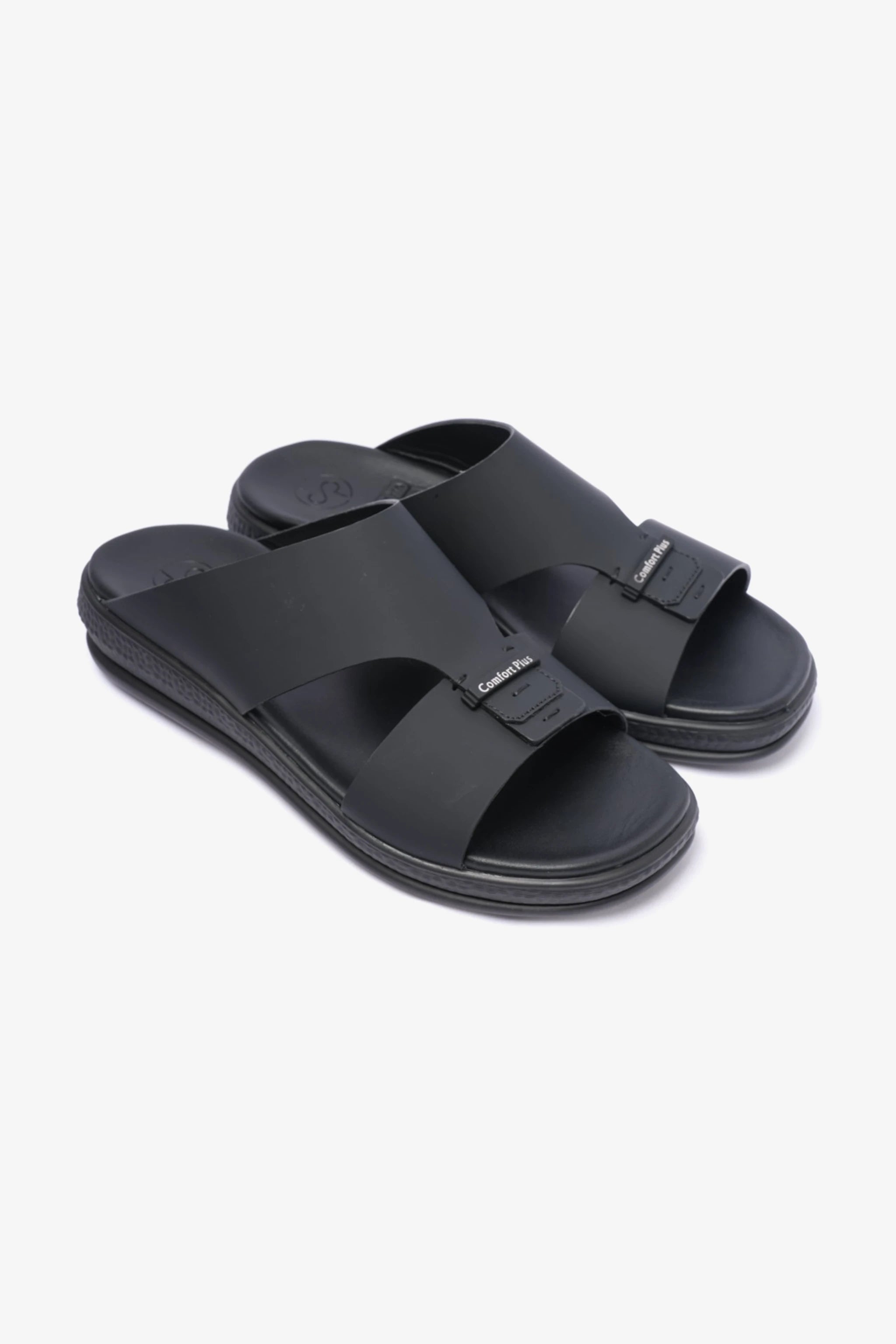COMFORT PLUS STYLISH MEN SANDAL BLACK - Seventy7