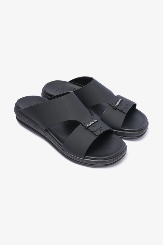 COMFORT PLUS STYLISH MEN SANDAL BLACK - Seventy7