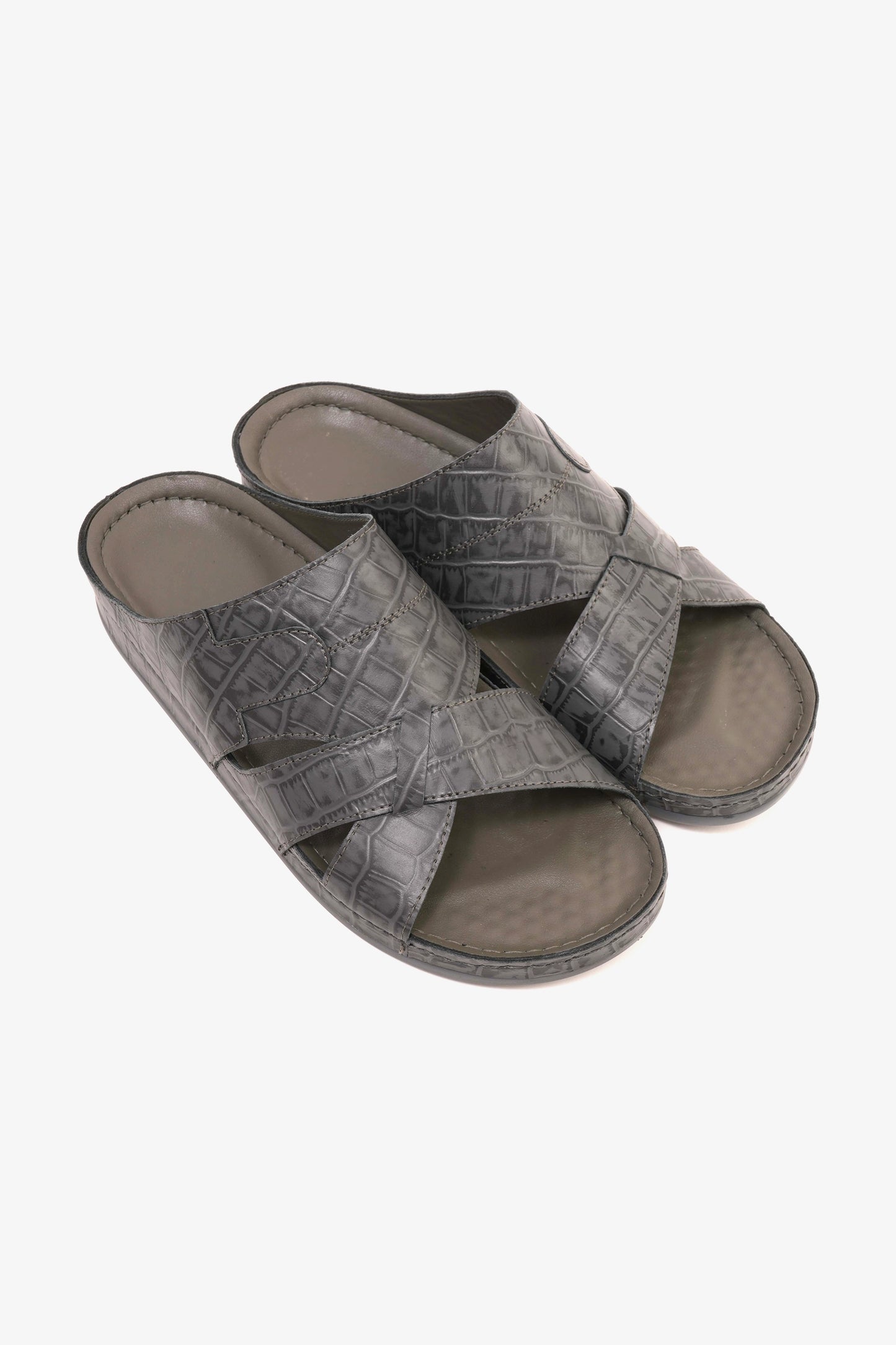 COMFORT PLUS MENS SANDALS  -  AV03 GREY - Seventy7