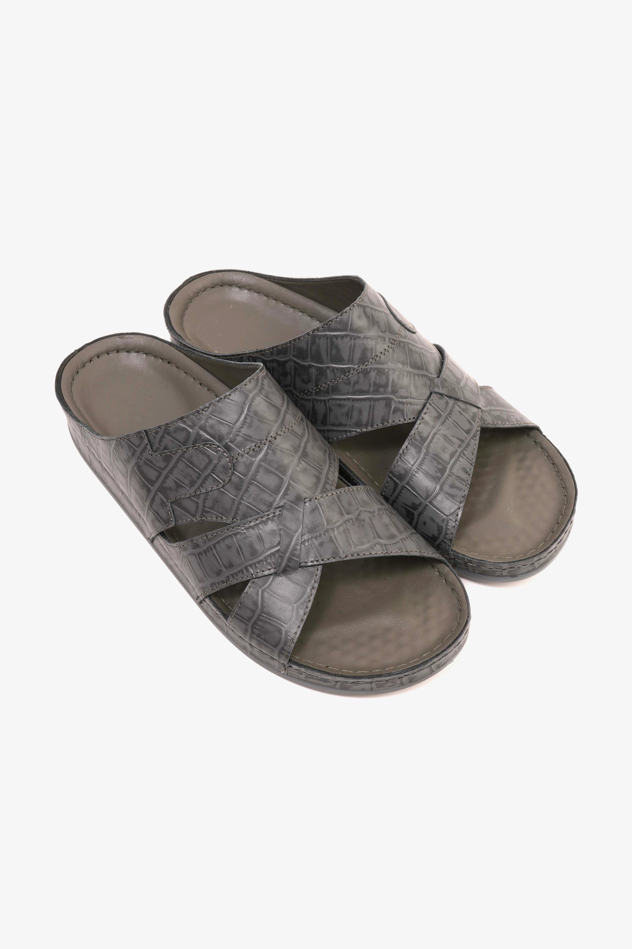COMFORT PLUS MENS SANDALS  -  AV03 GREY - Seventy7