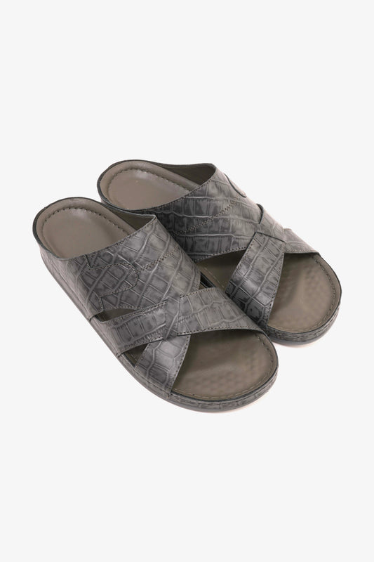 COMFORT PLUS MENS SANDALS  -  AV03 GREY - Seventy7