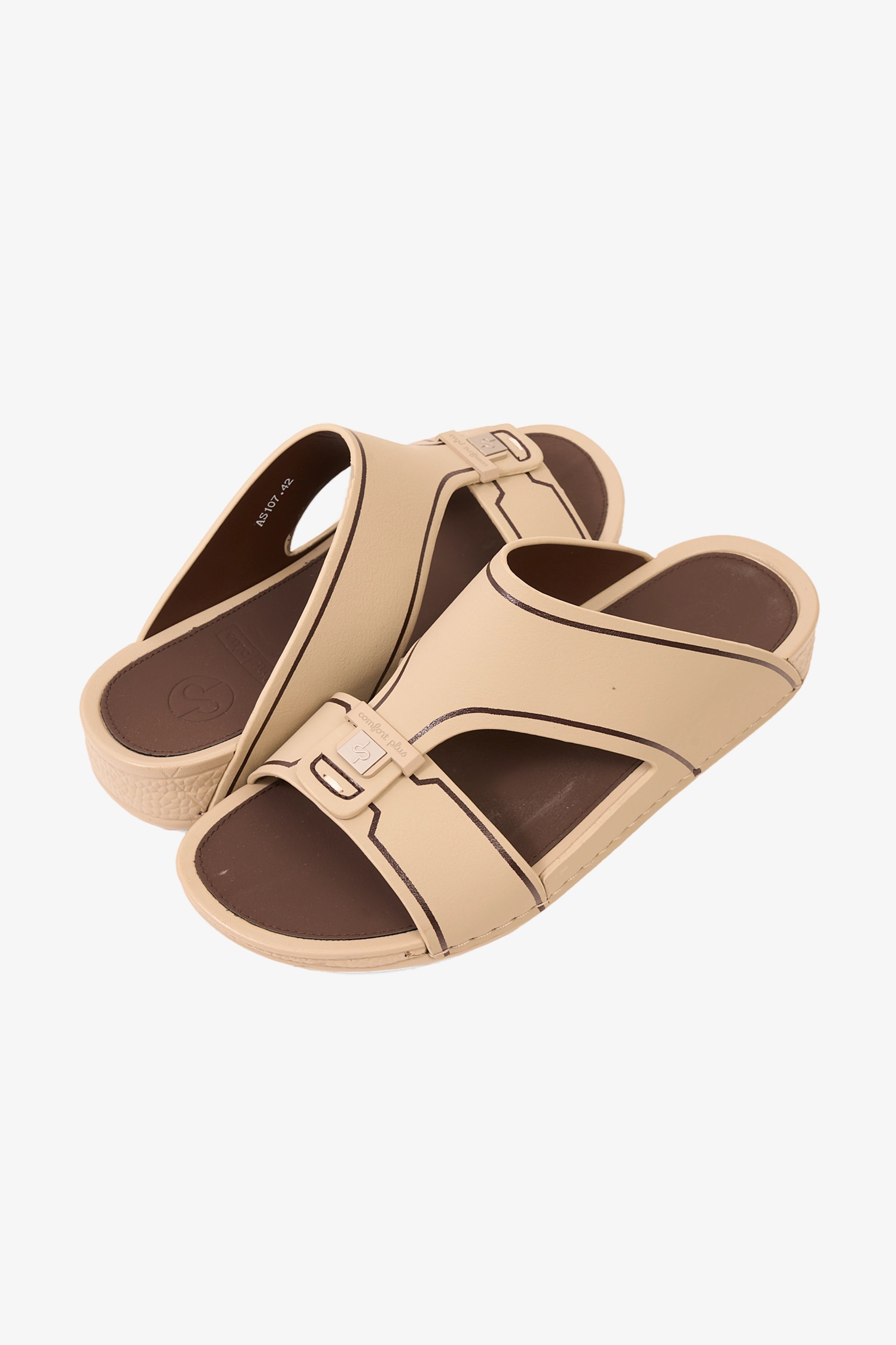 COMFORT PLUS EQUILIBRIUM WALK ARABIC SANDALS BEIGE - Seventy7