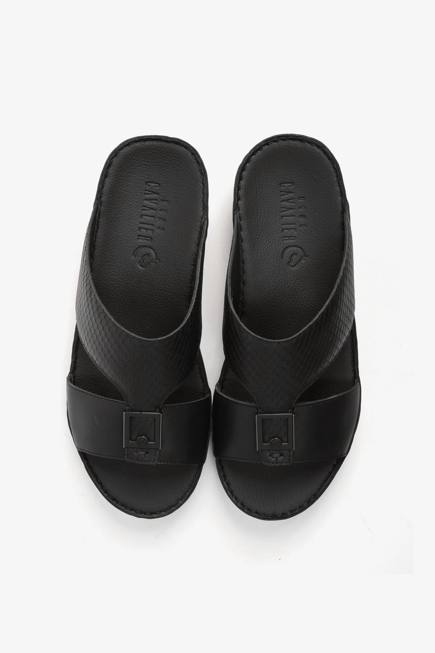 UOMO CAVALIER MENS SANDALS - CV1110 BLACK - Seventy7