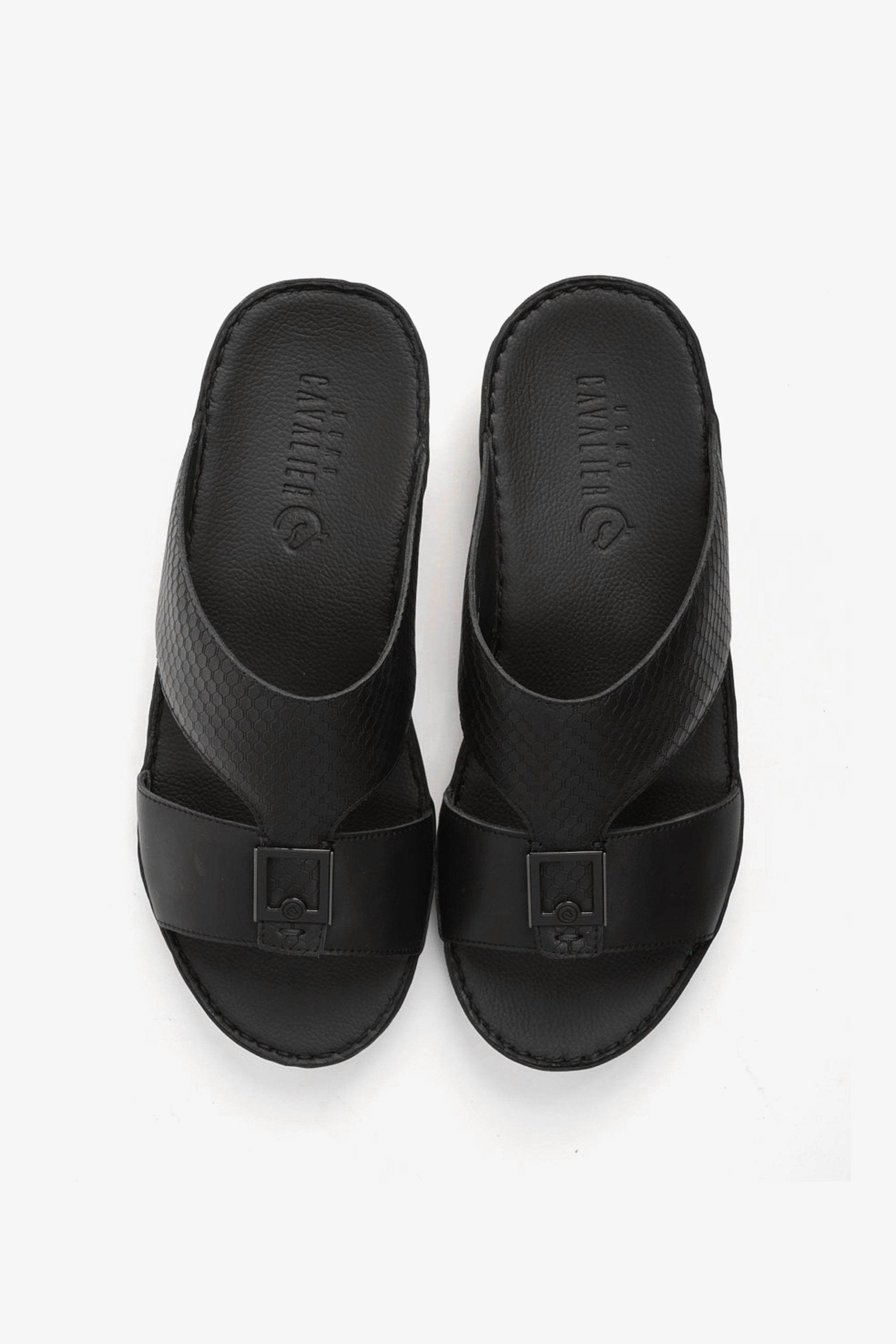 UOMO CAVALIER MENS SANDALS - CV1110 BLACK - Seventy7
