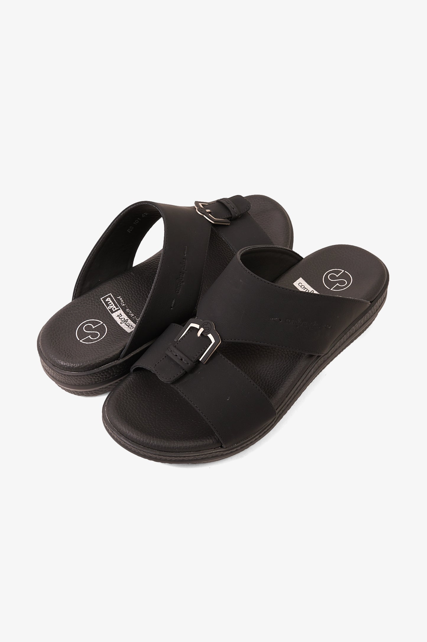 COMFORT PLUS INFINITY STEP ARABIC SANDALS BLACK - Seventy7