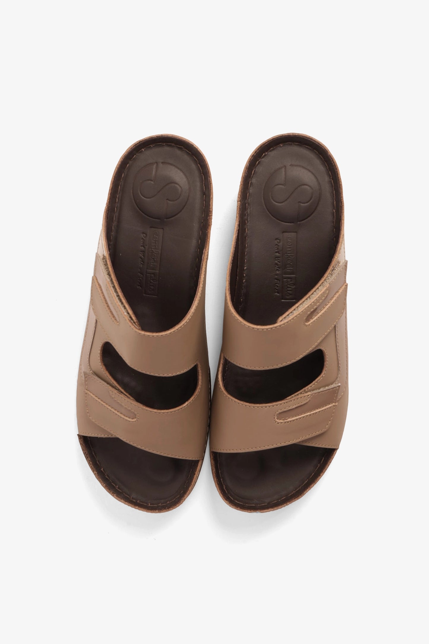 COMFORT PLUS LADIES SANDALS - CP418 STONE - Seventy7
