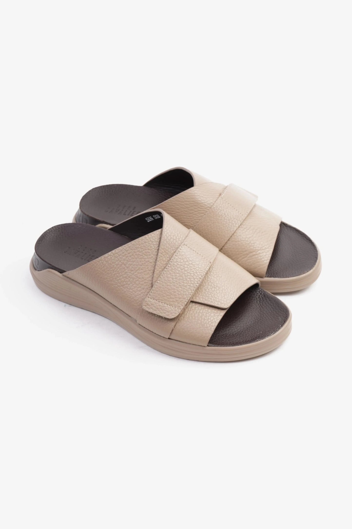 UOMO CAVALIER MEN'S STRAPPY SANDALS STONE - Seventy7