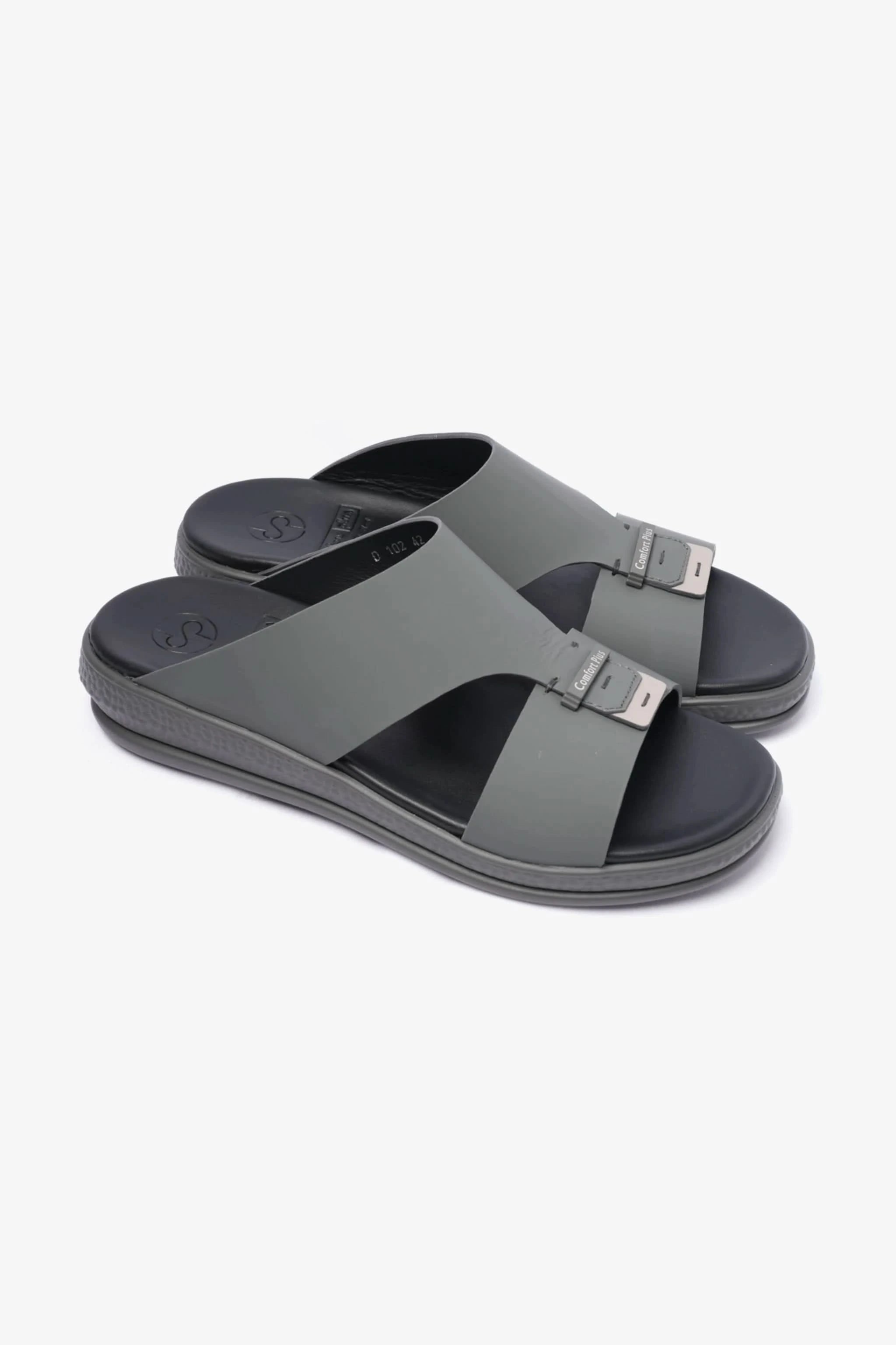 COMFORT PLUS STYLISH MEN SANDAL GREY - Seventy7