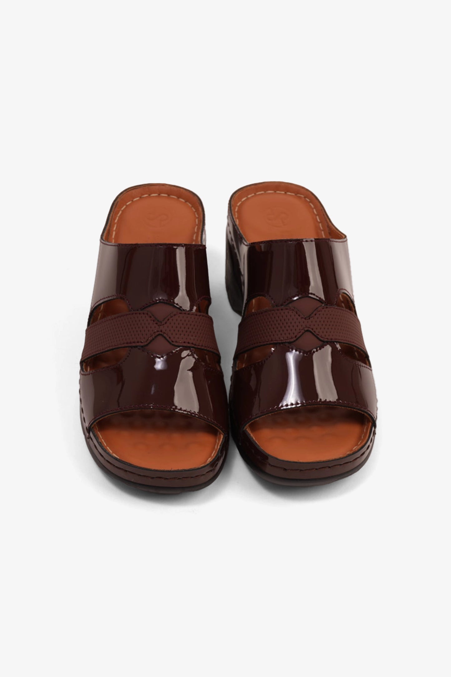 COMFORT PLUS LADIES SANDALS - GG115 MAROON - Seventy7