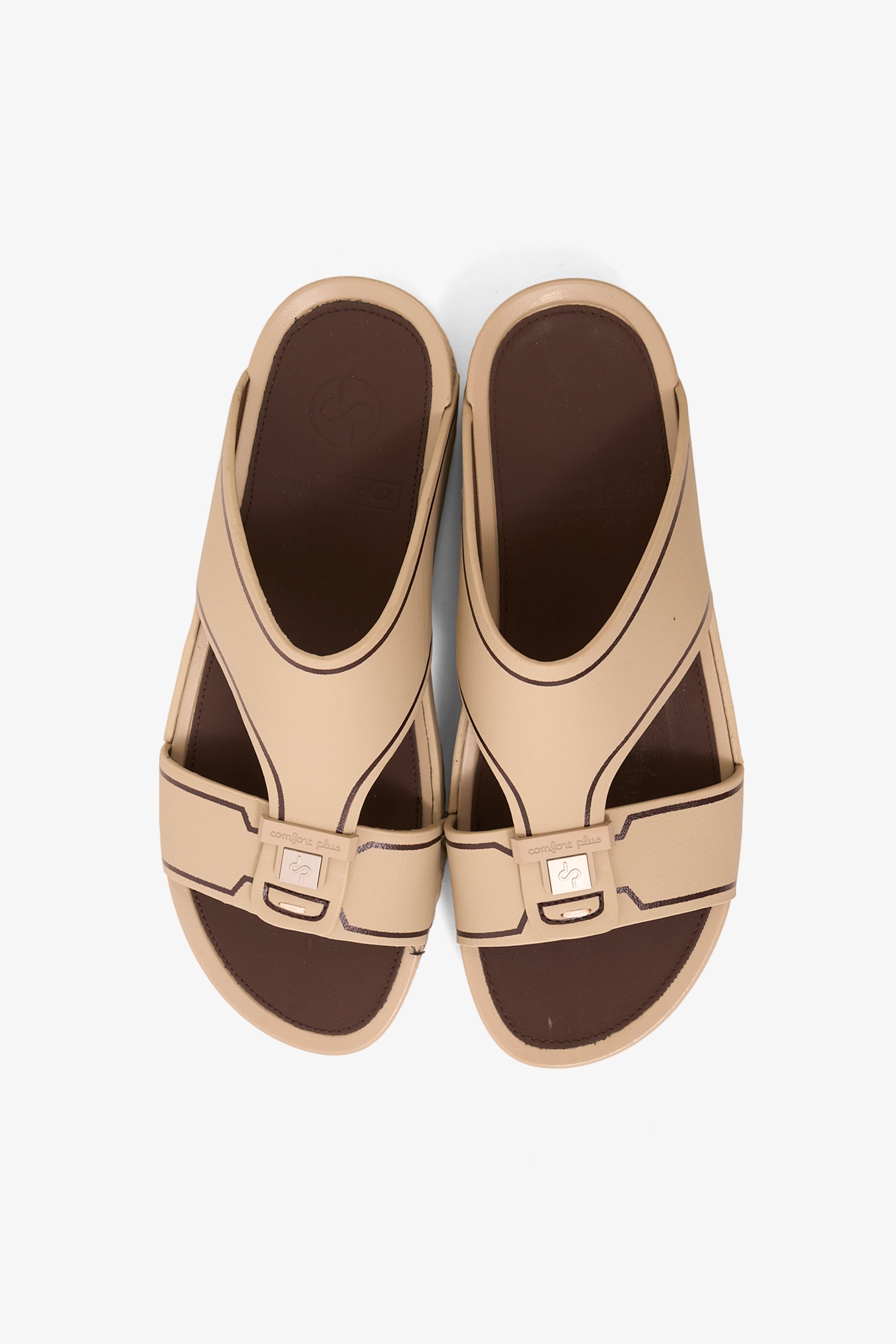 COMFORT PLUS EQUILIBRIUM WALK ARABIC SANDALS BEIGE - Seventy7