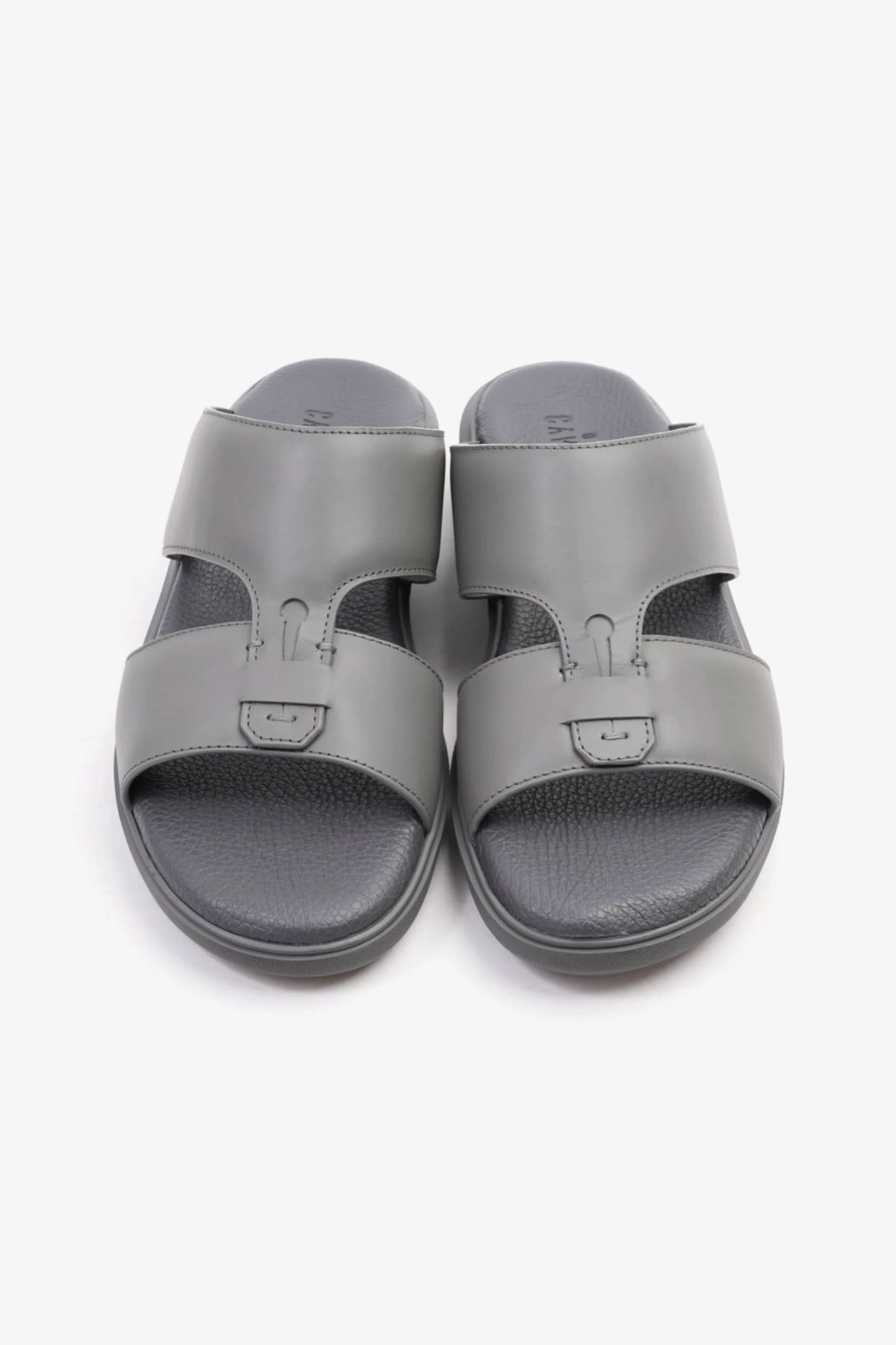 Uomo Cavalier Comfortable Slip-On Sandals with Cushioned Sole Grey - Seventy7