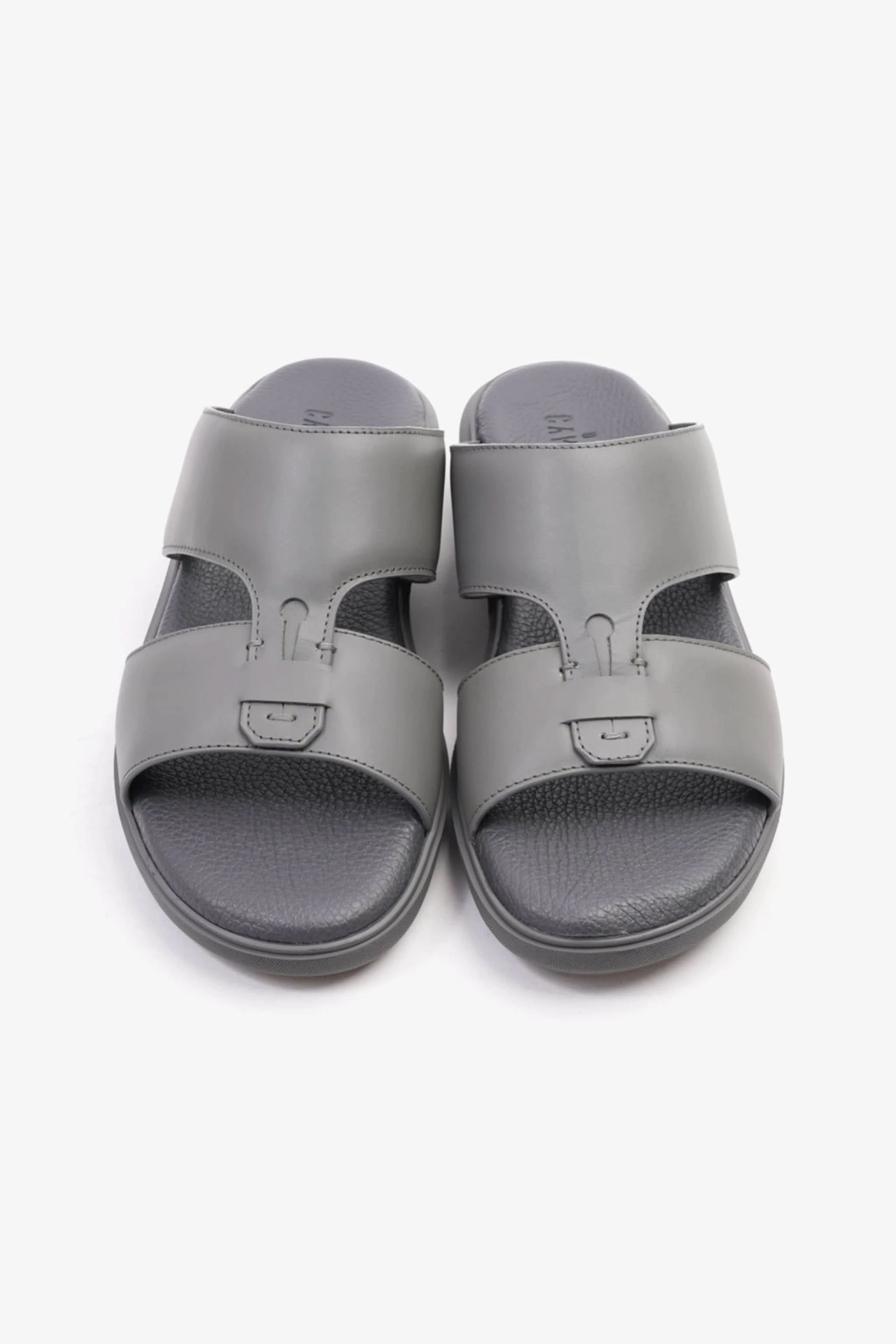 Uomo Cavalier Comfortable Slip-On Sandals with Cushioned Sole Grey - Seventy7