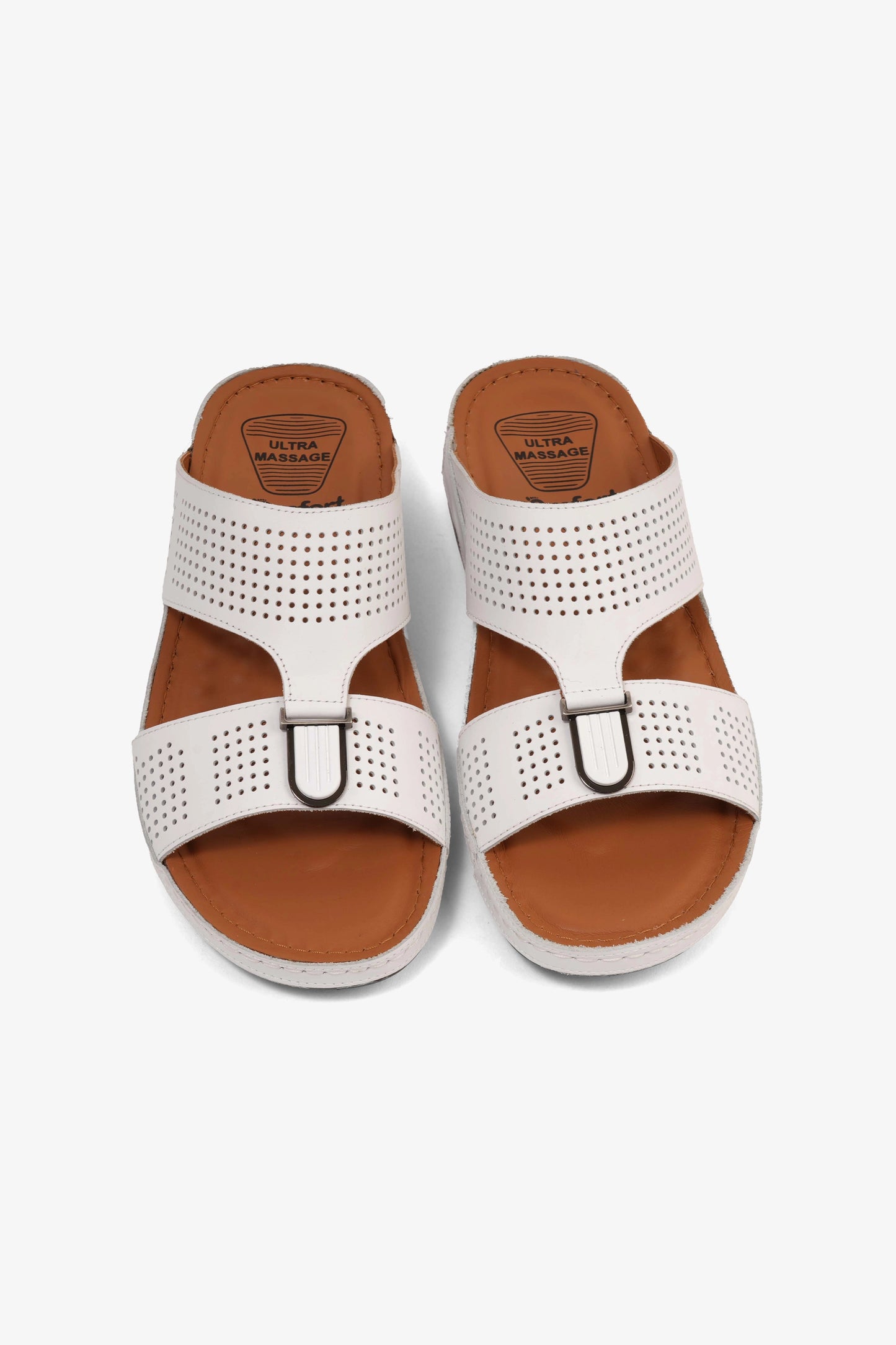 COMFORT PLUS MENS SANDALS - CP 7708 WHITE - Seventy7
