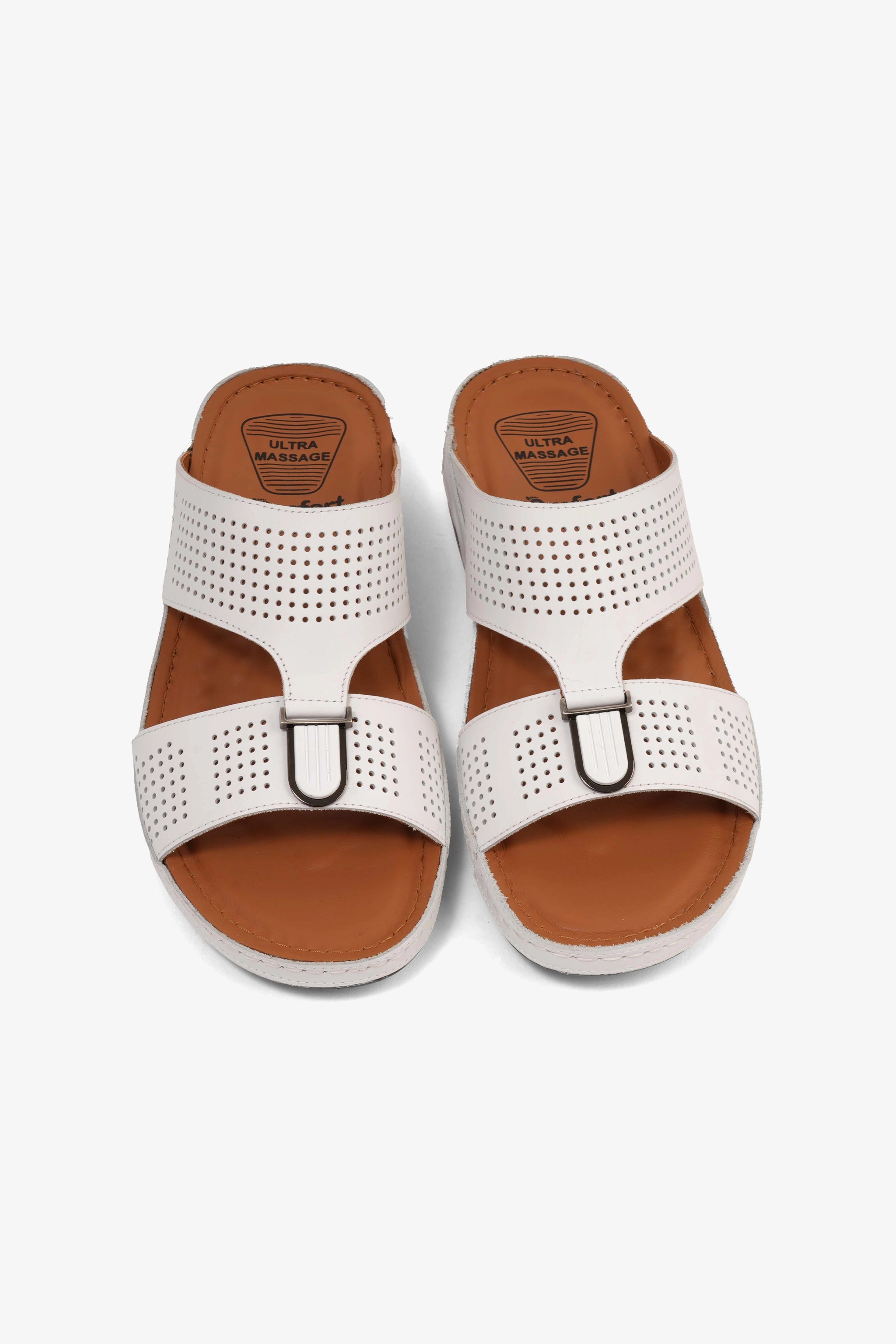 COMFORT PLUS MENS SANDALS - CP 7708 WHITE - Seventy7