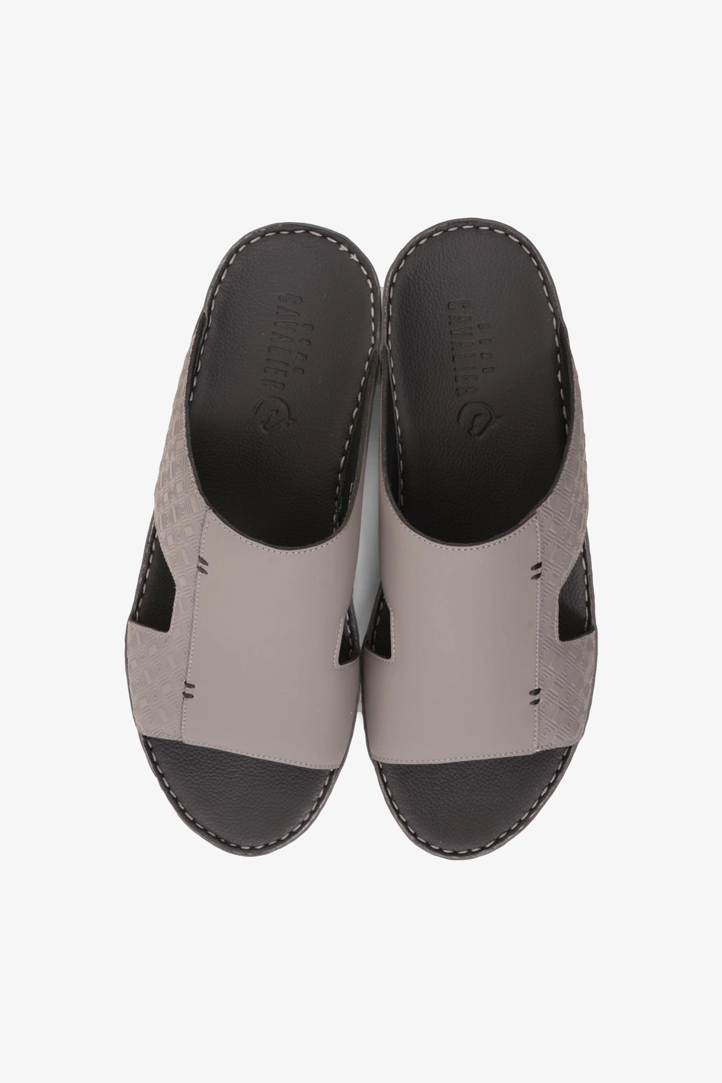 UOMO CAVALIER MEN'S ELITE COMFORT ARABIC SANDALS GREY - Seventy7