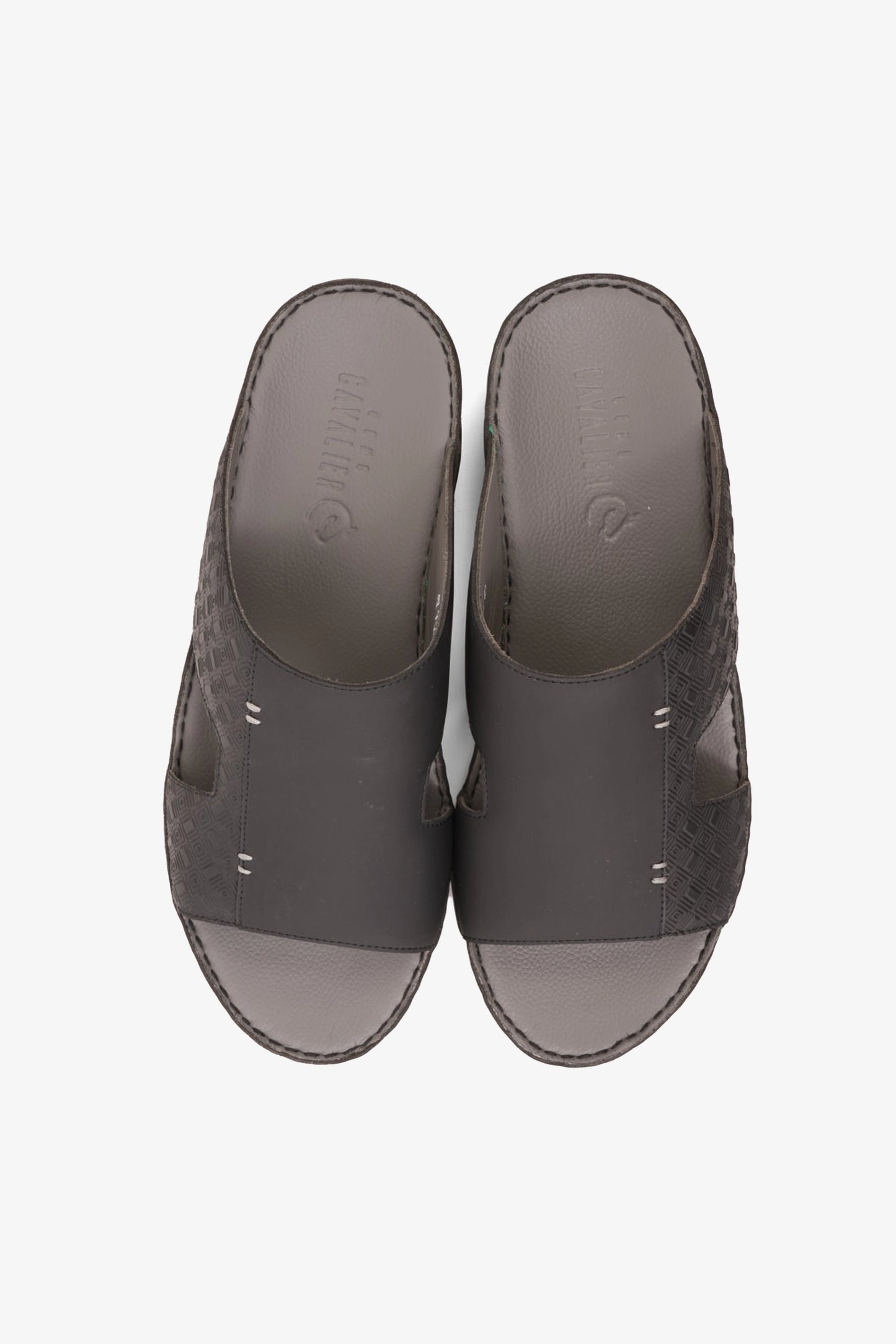 UOMO CAVALIER MEN'S ELITE COMFORT ARABIC SANDALS BLACK - Seventy7
