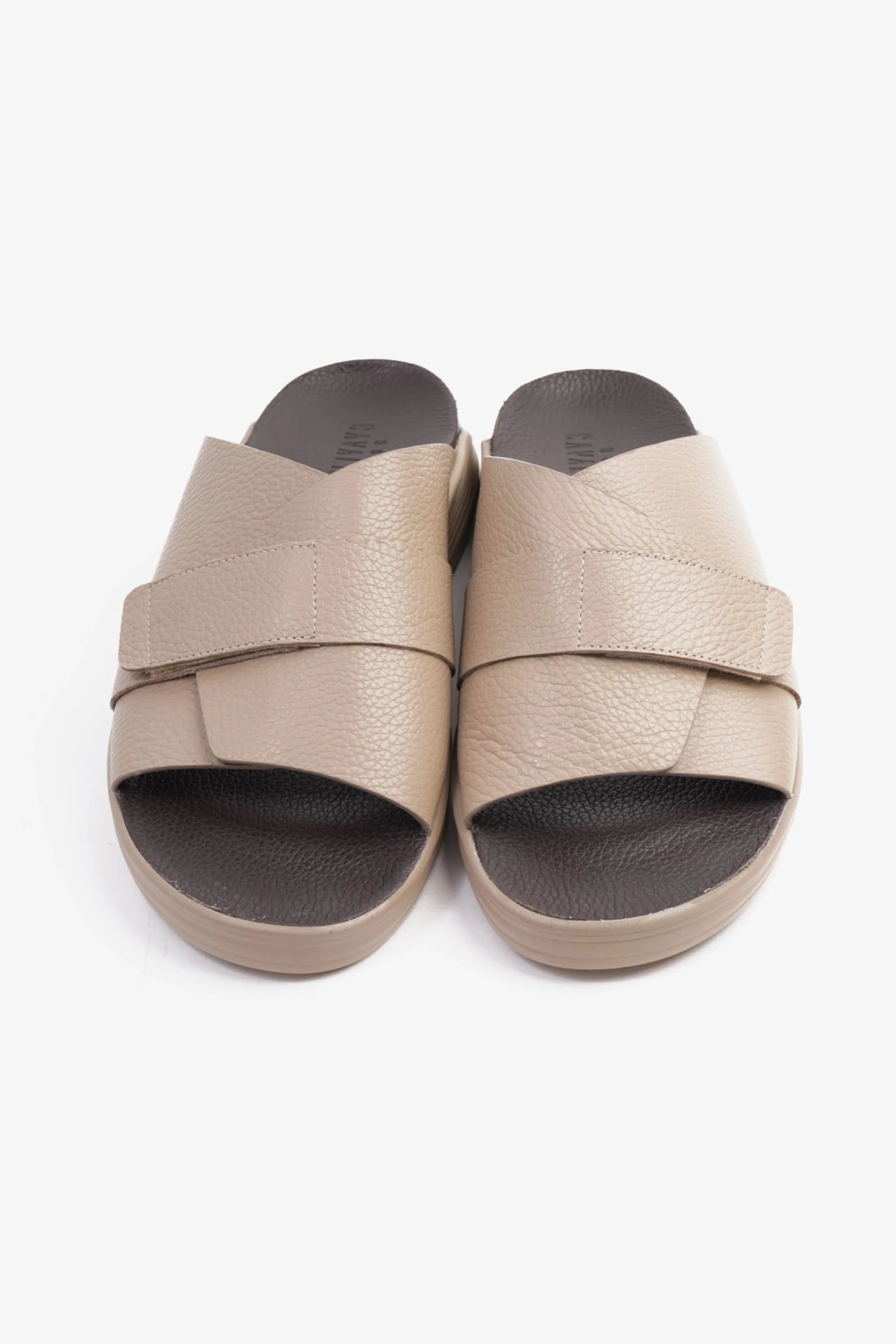 UOMO CAVALIER MEN'S STRAPPY SANDALS STONE - Seventy7