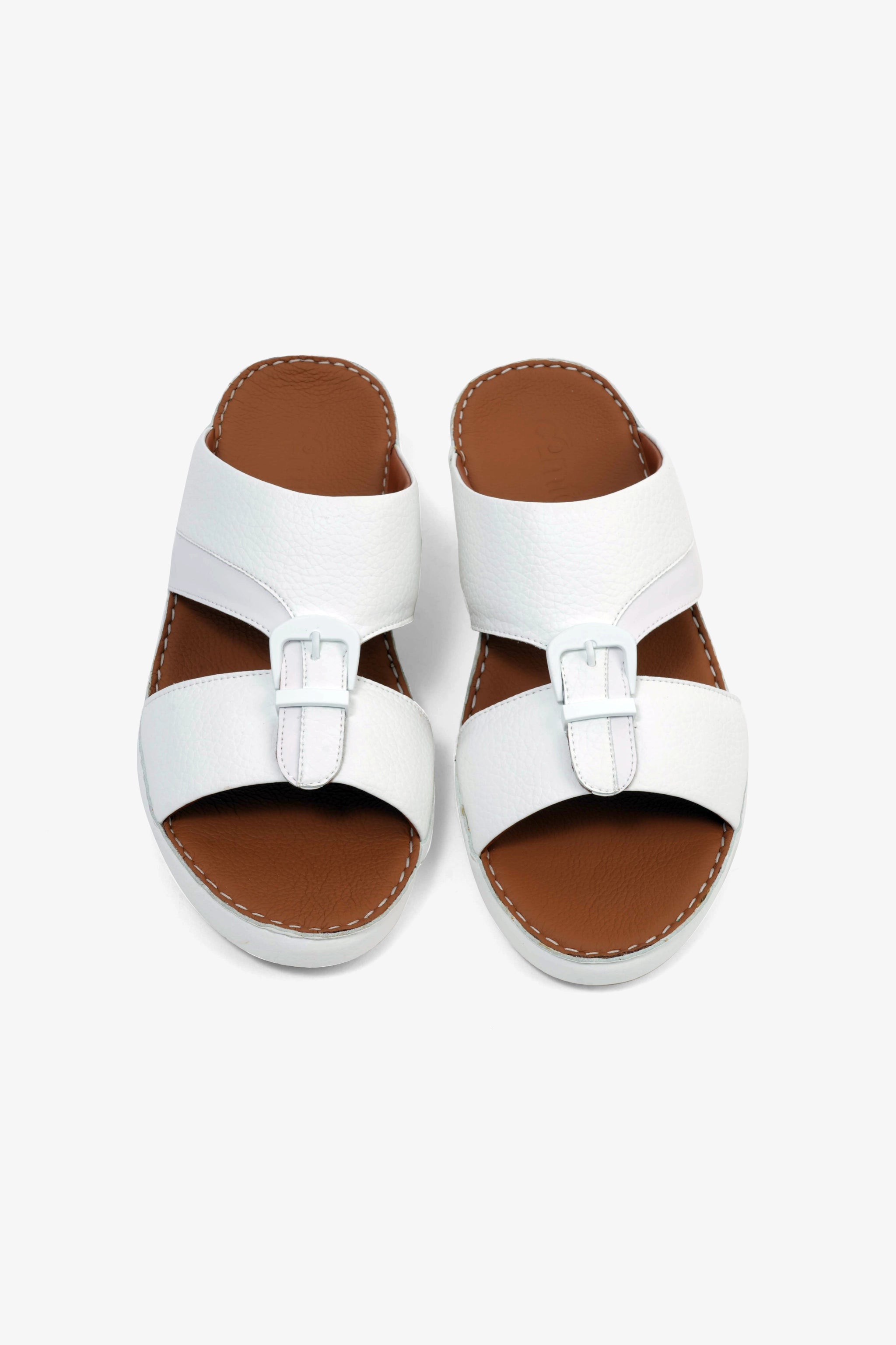 COMFORT PLUS MENS SANDALS - 901122 WHITE - Seventy7