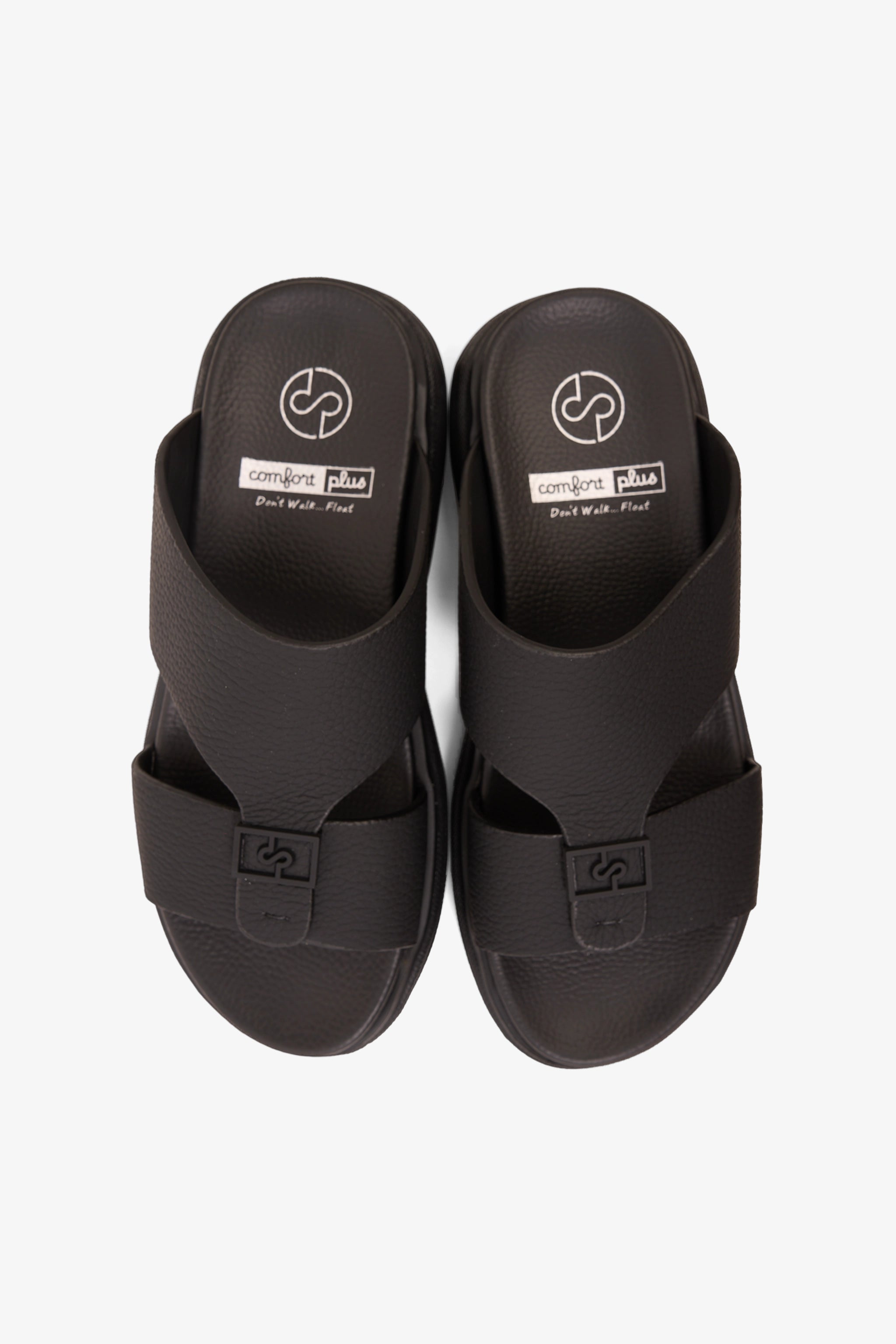 COMFORT PLUS SIGNATURE STEP ARABIC SANDALS BLACK - Seventy7