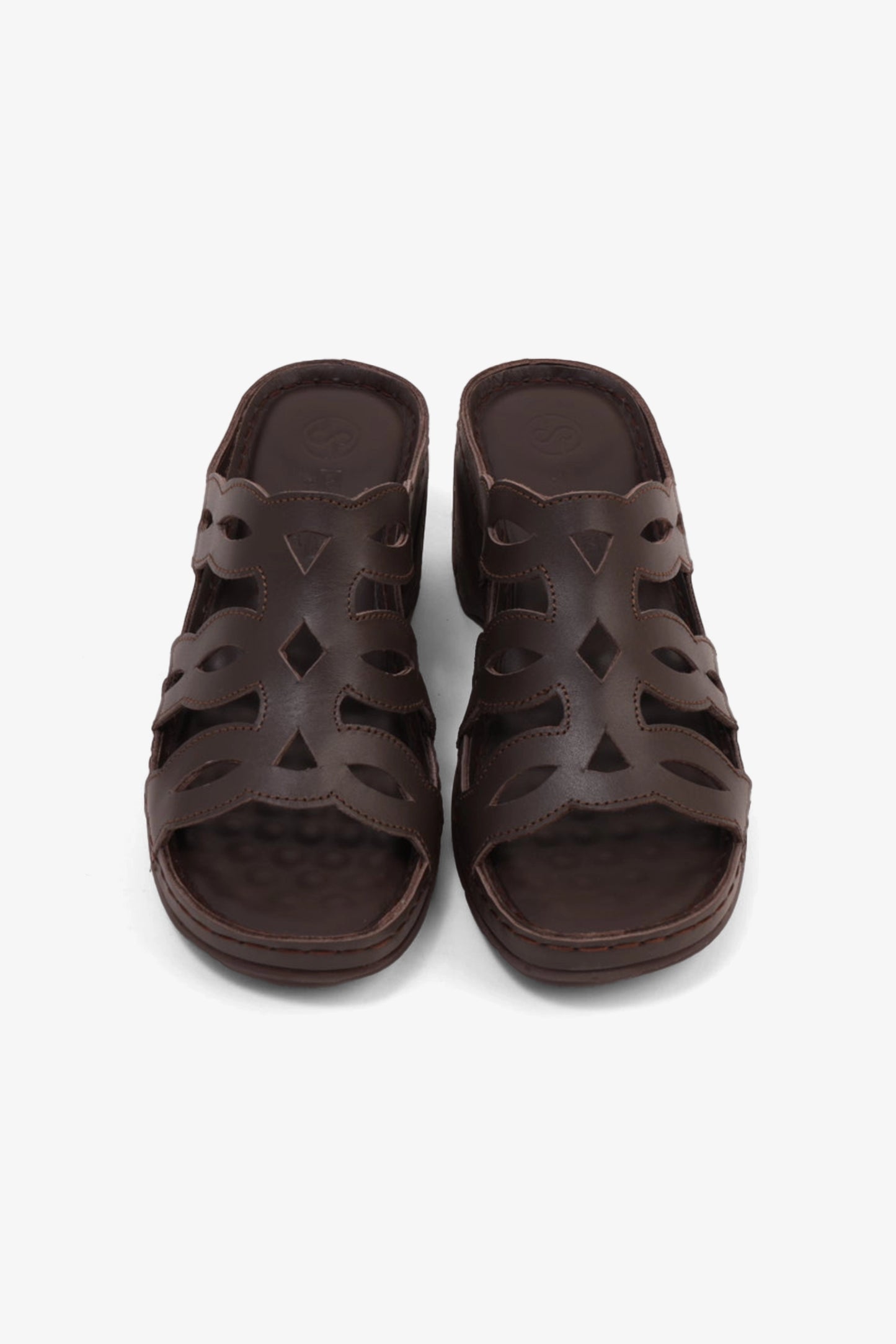 COMFORT PLUS LADIES SANDALS  - GG116 BROWN - Seventy7