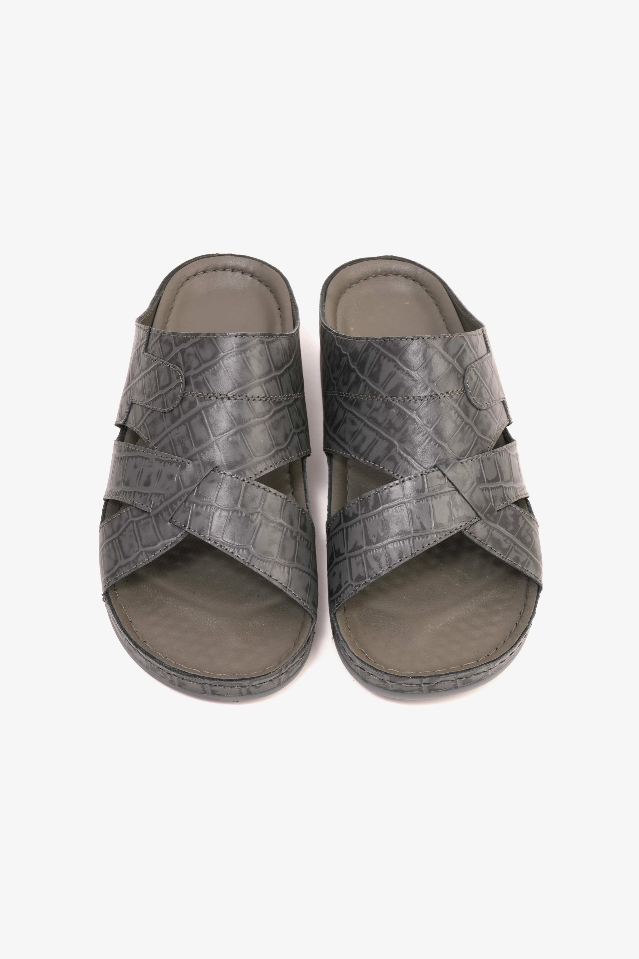 COMFORT PLUS MENS SANDALS  -  AV03 GREY - Seventy7
