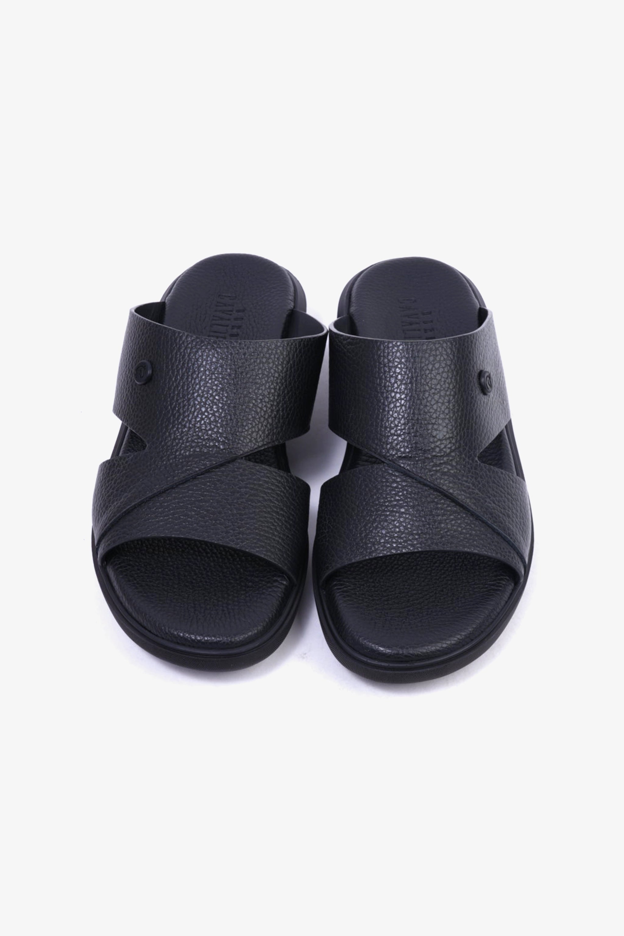UOMO CAVALIER MENS SANDALS  -  ALP 115 BLACK - Seventy7