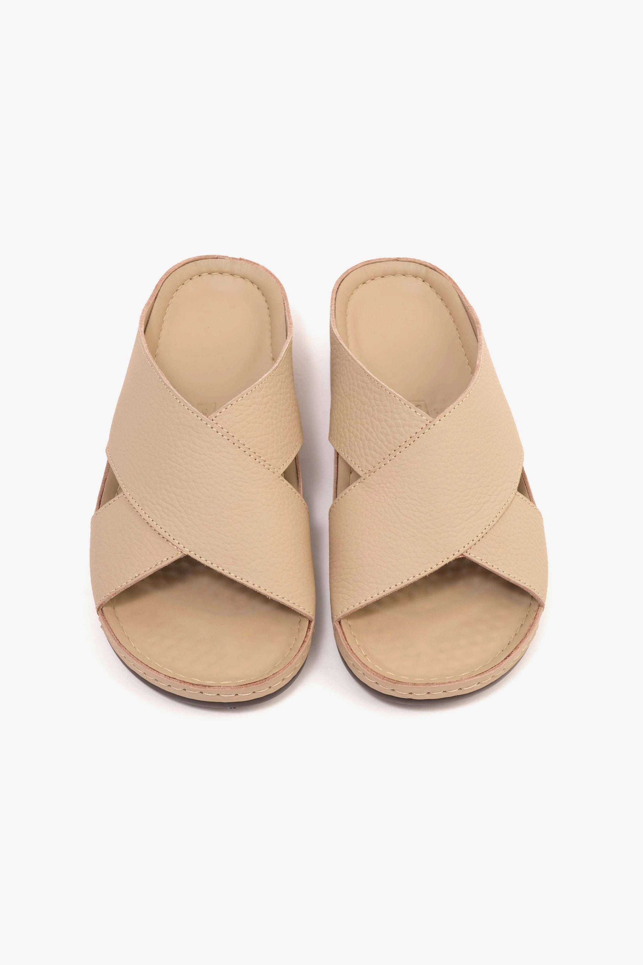 COMFORT PLUS MENS SANDALS - AV06 BEIGE - Seventy7