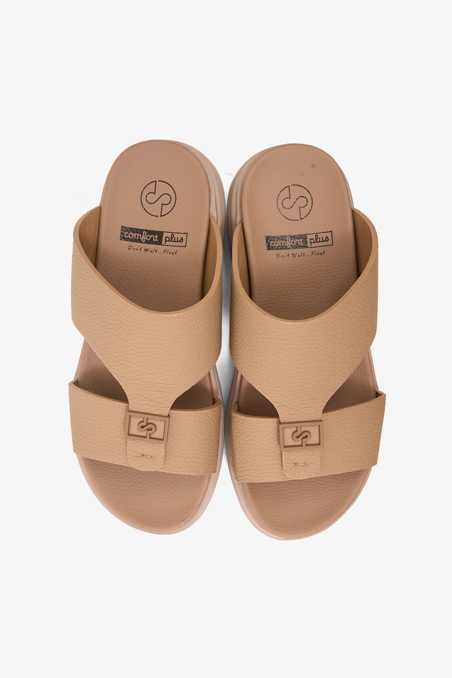 COMFORT PLUS SIGNATURE STEP ARABIC SANDALS KHAKI - Seventy7