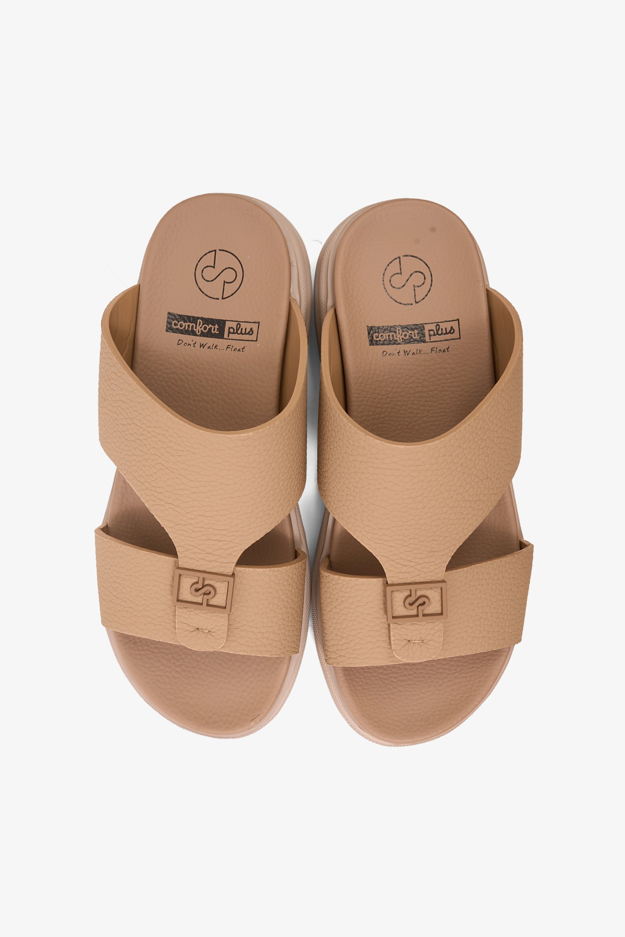 COMFORT PLUS SIGNATURE STEP ARABIC SANDALS KHAKI - Seventy7