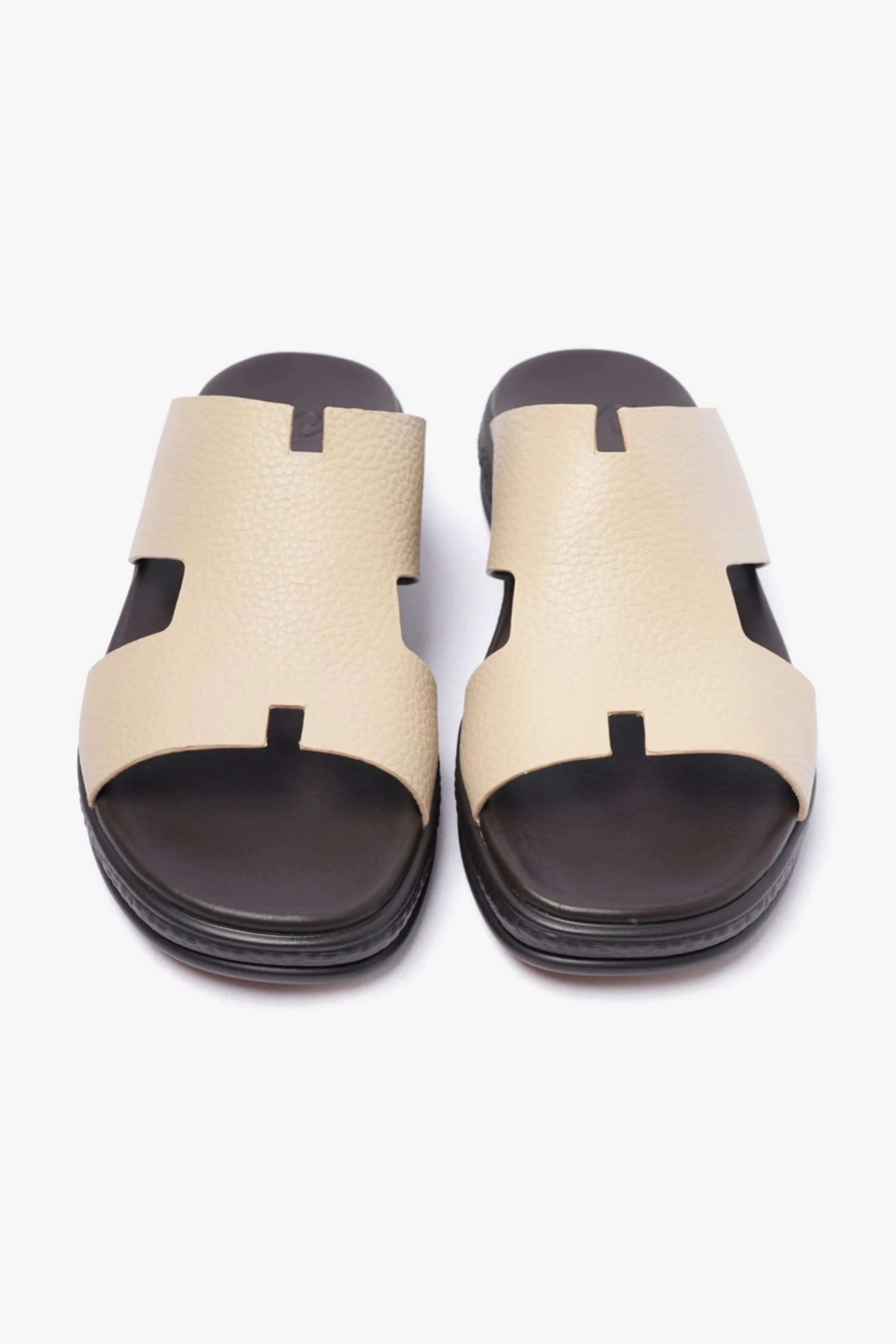 COMFORT PLUS CLASSIC LEATHER SANDALS FOR MENS MANDORLA - Seventy7