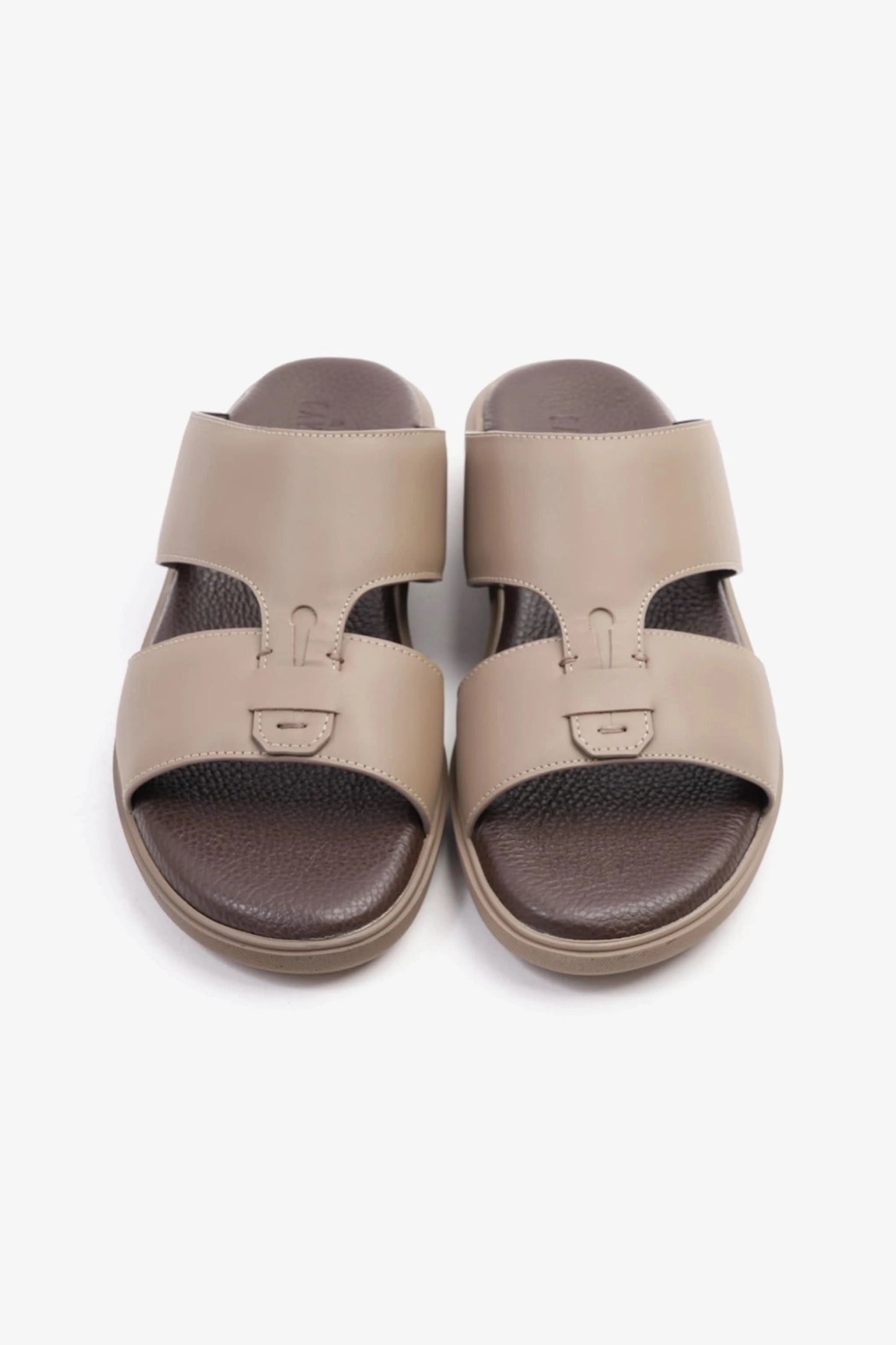 Uomo Cavalier Comfortable Slip-On Sandals with Cushioned Sole Stone - Seventy7
