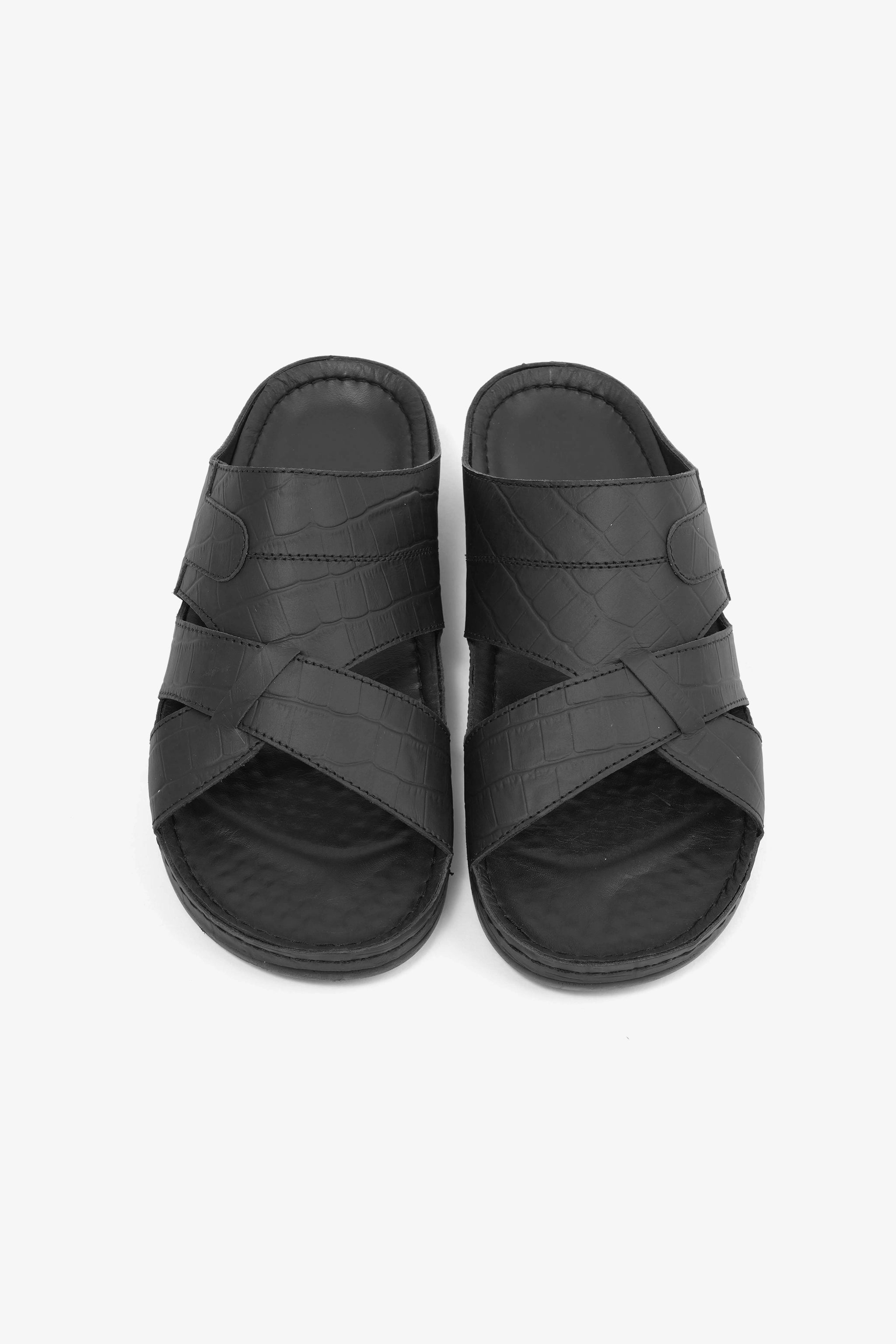 COMFORT PLUS MENS SANDALS  -  AV03 BLACK - Seventy7
