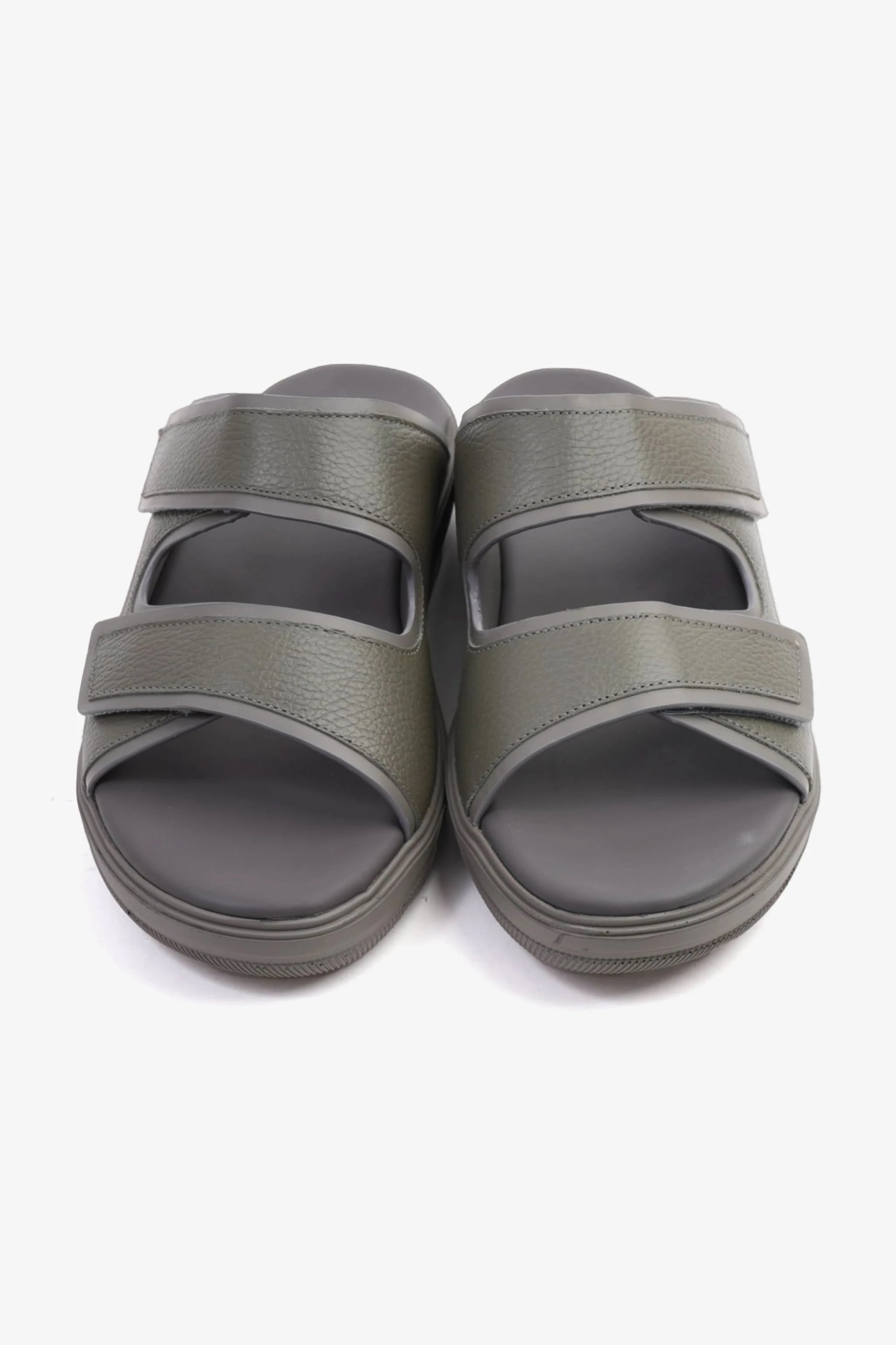 UOMO CAVALIER MENS'S DESIGNER SANDALS WITH STRAP GREY - Seventy7