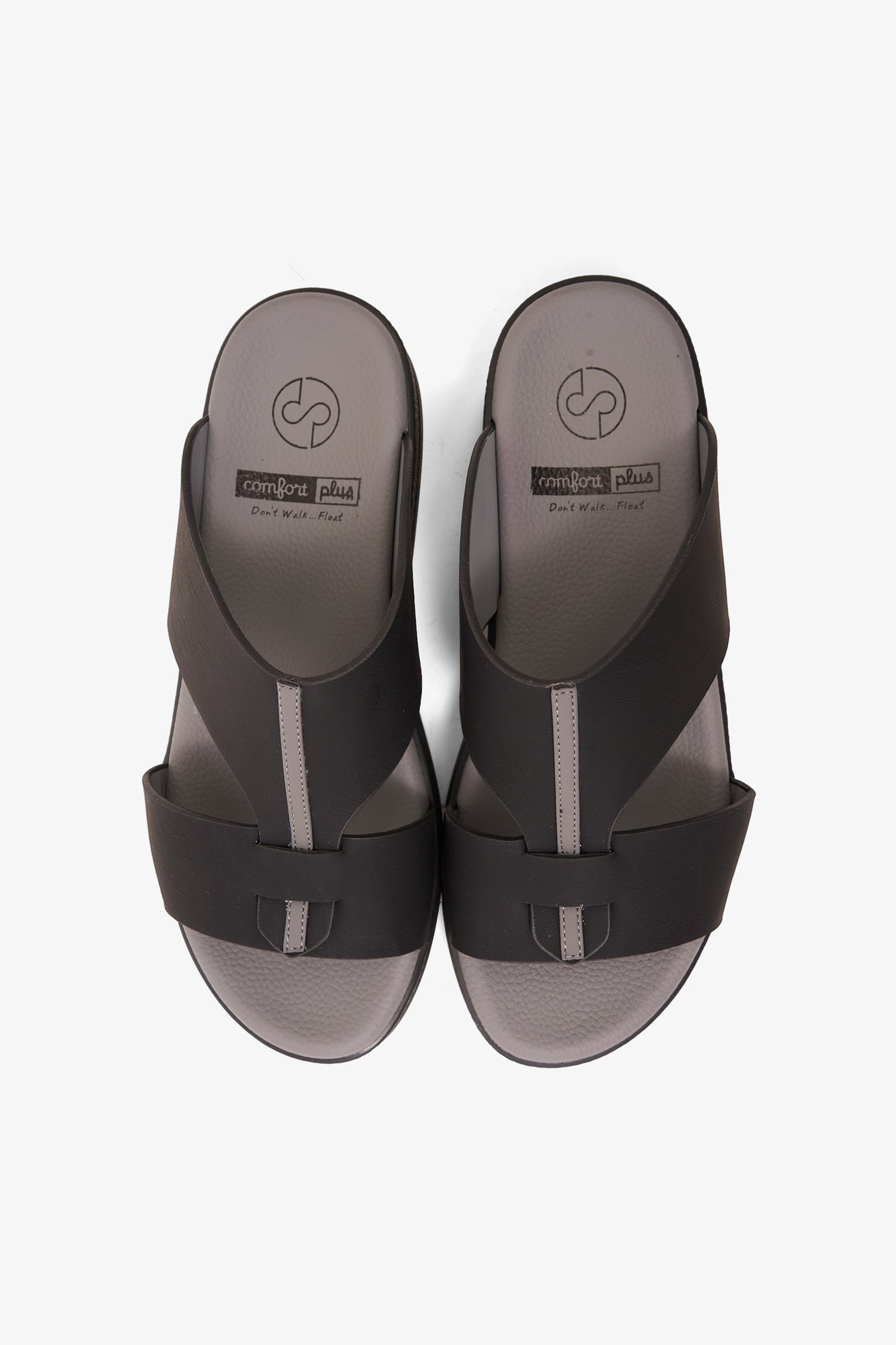 COMFORT PLUS GLIDE LUXE ARABIC SANDALS BLACK - Seventy7