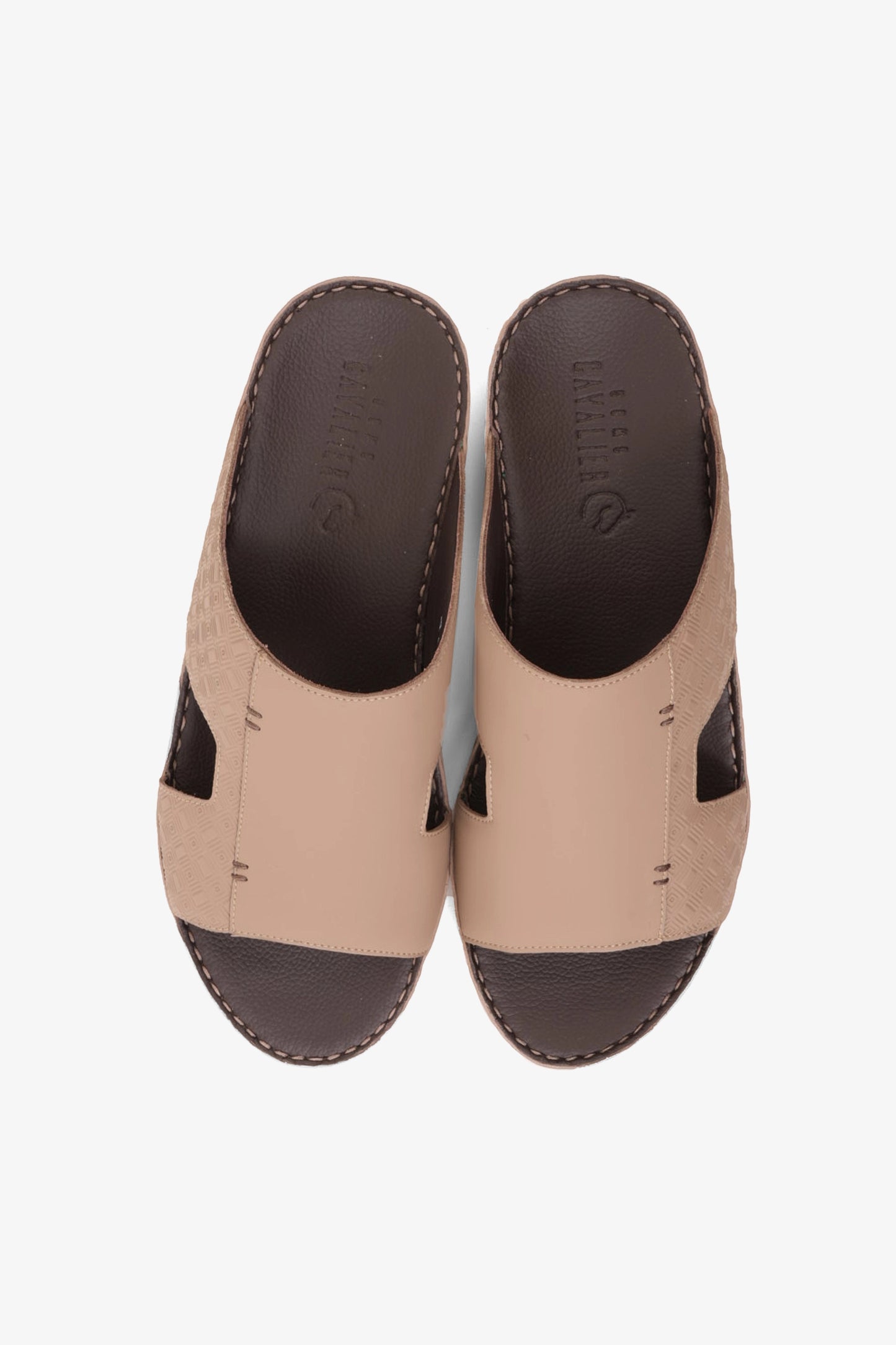 UOMO CAVALIER MEN'S ELITE COMFORT ARABIC SANDALS STONE - Seventy7