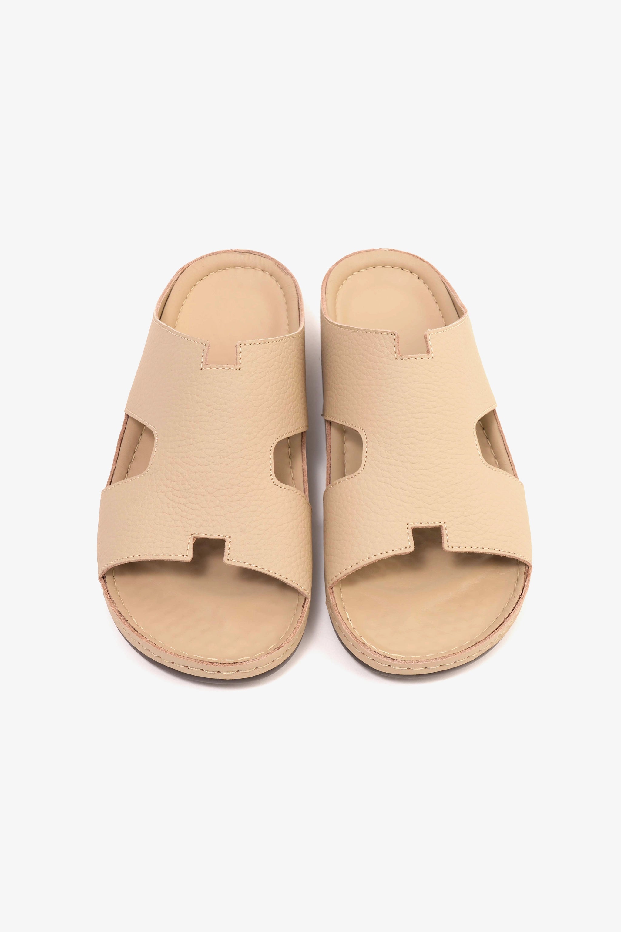 COMFORT PLUS MENS SANDALS - AV02 BEIGE - Seventy7