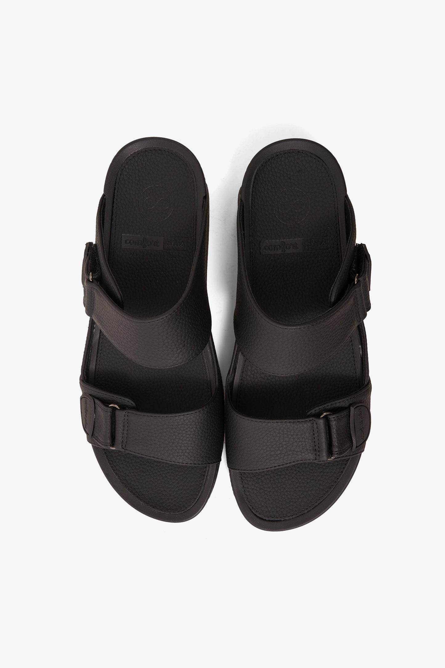 COMFORT PLUS ELITE CUSHION ARABIC SANDALS BLACK - Seventy7