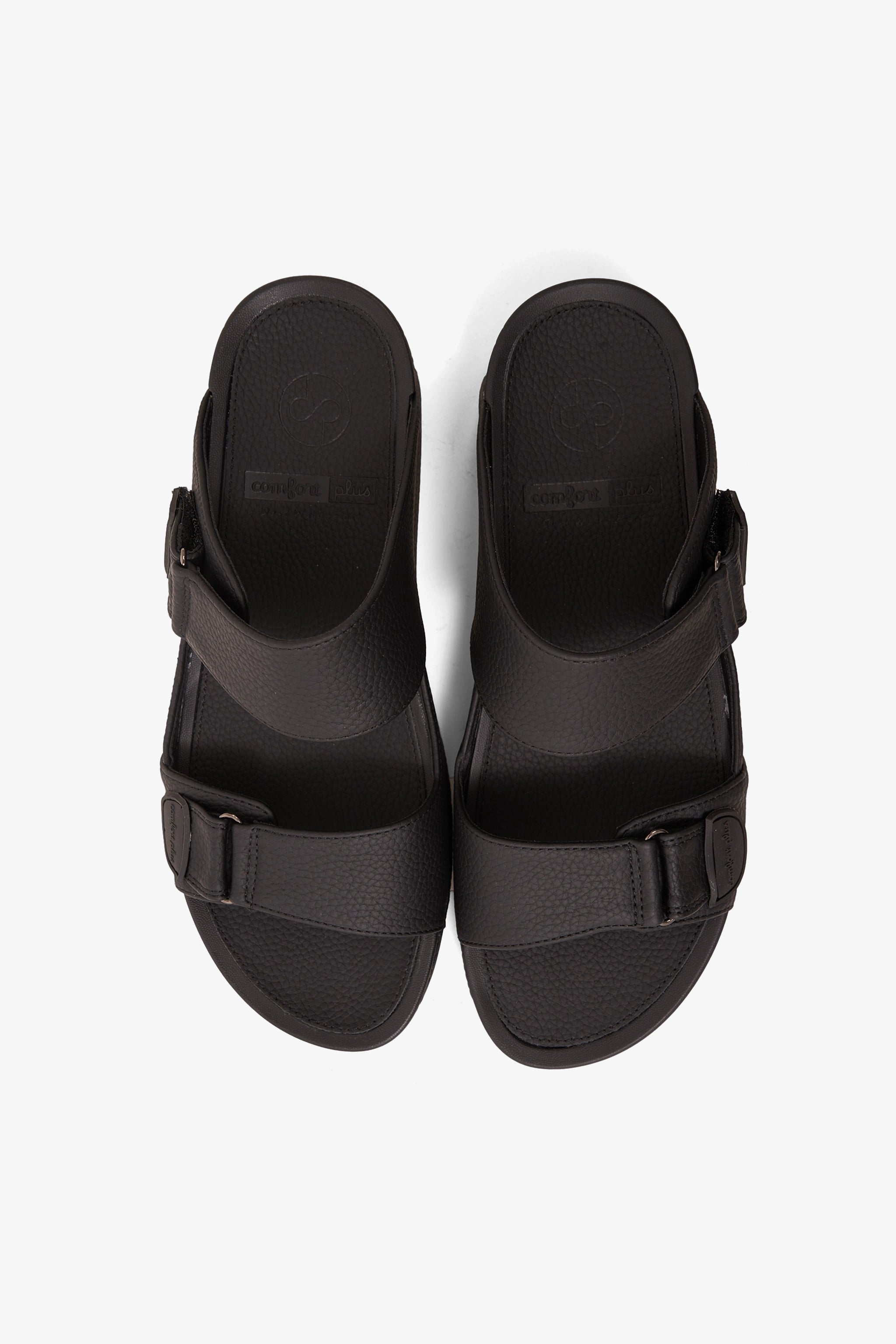 COMFORT PLUS ELITE CUSHION ARABIC SANDALS BLACK - Seventy7