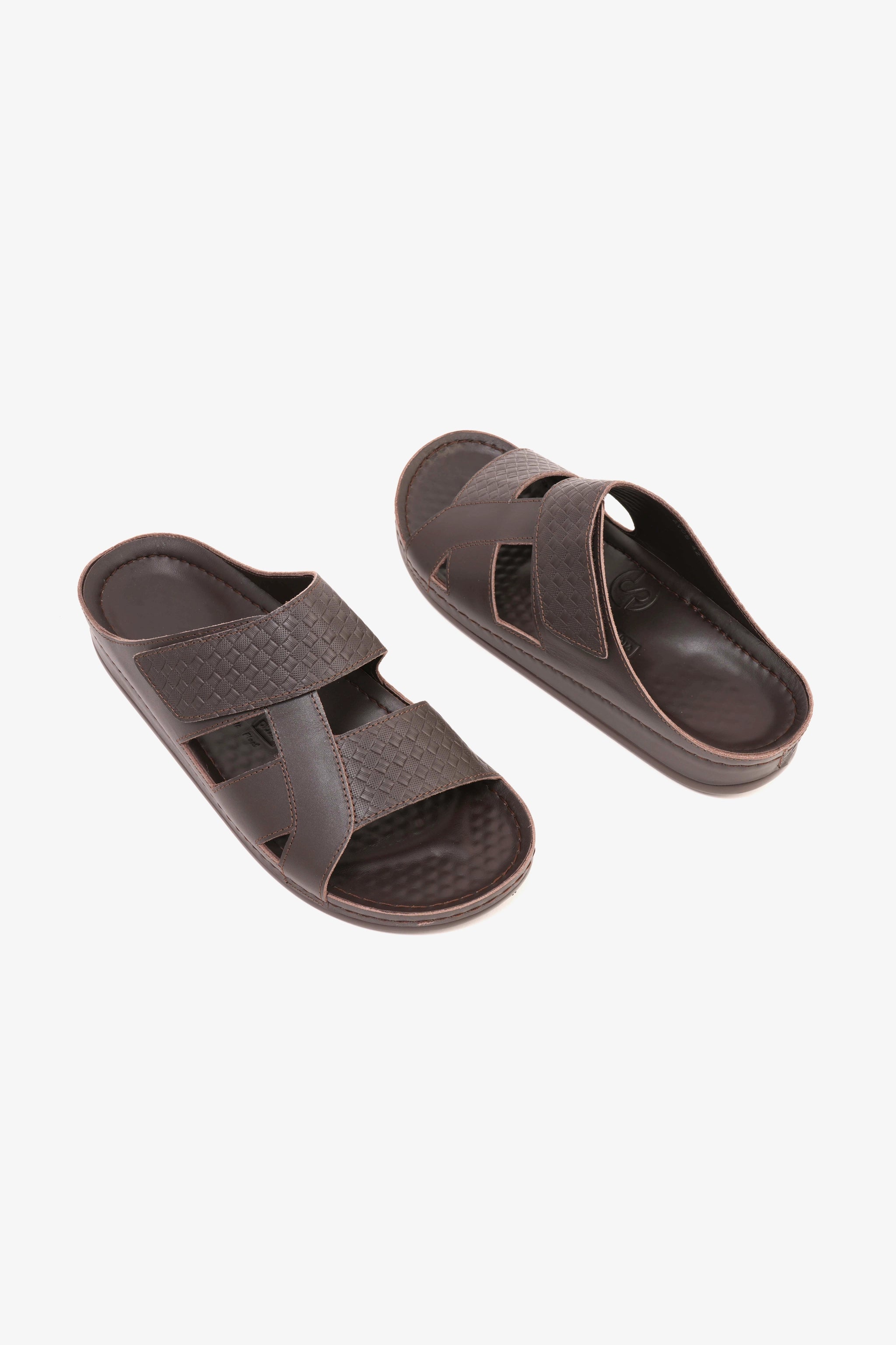 COMFORT PLUS MENS SANDALS - AV05 BROWN - Seventy7